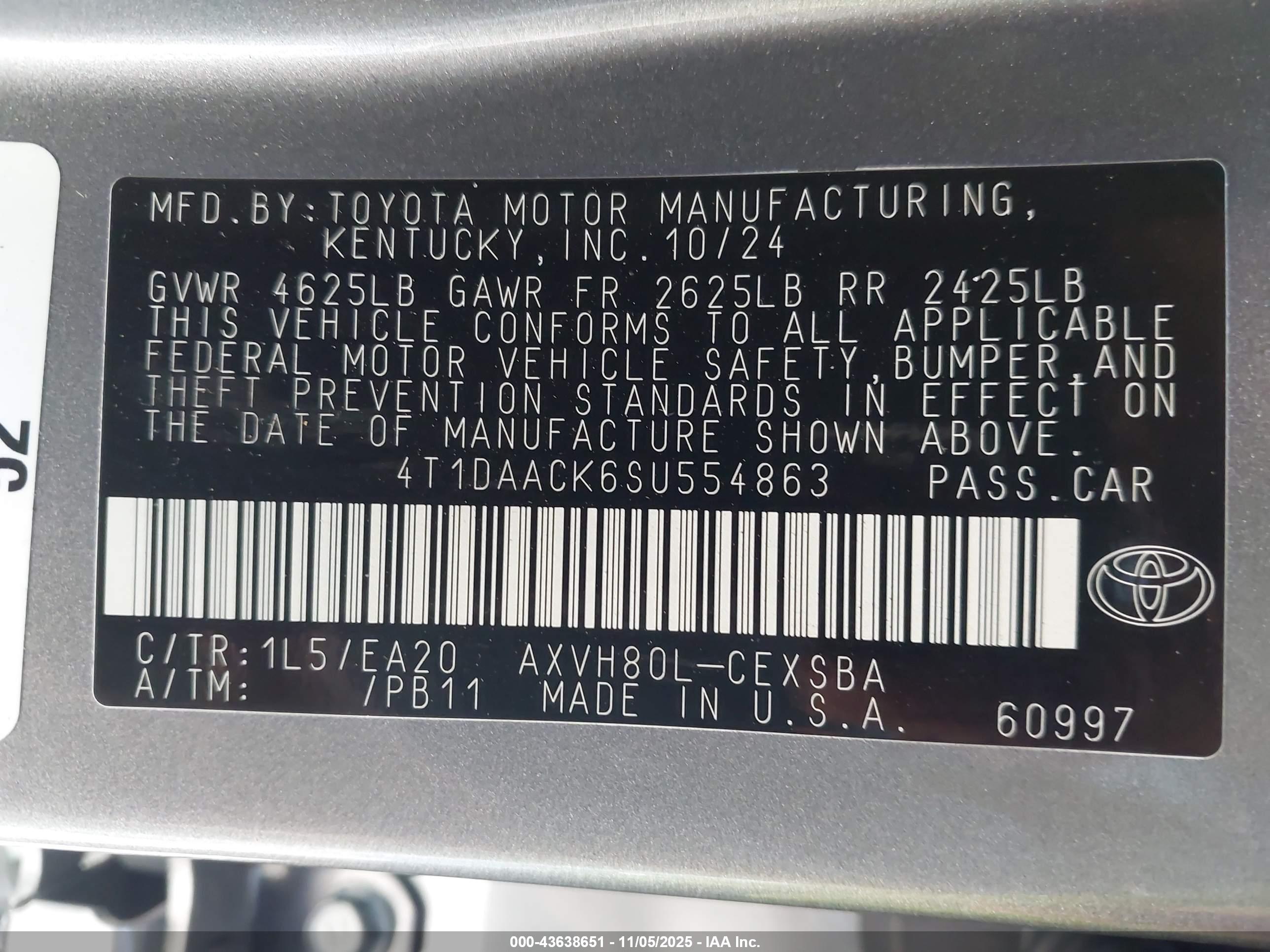 TOYOTA CAMRY image 9