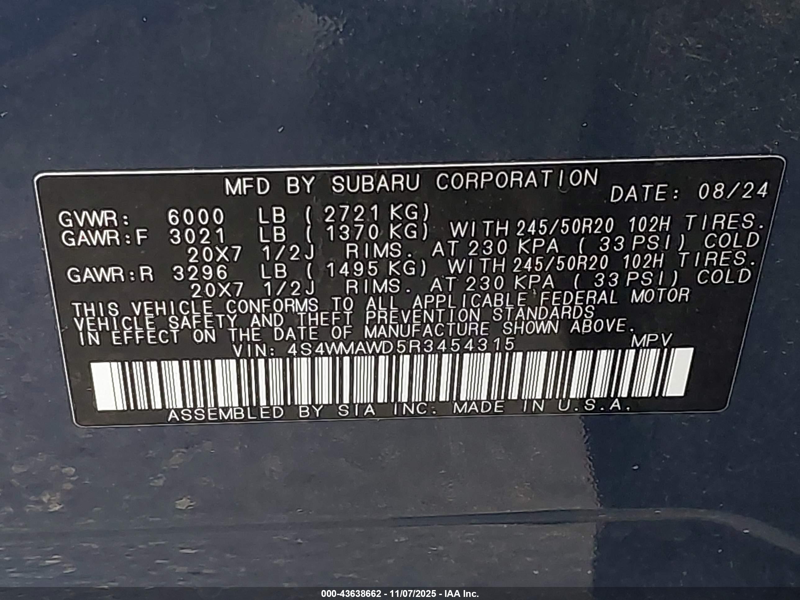 SUBARU ASCENT image 9