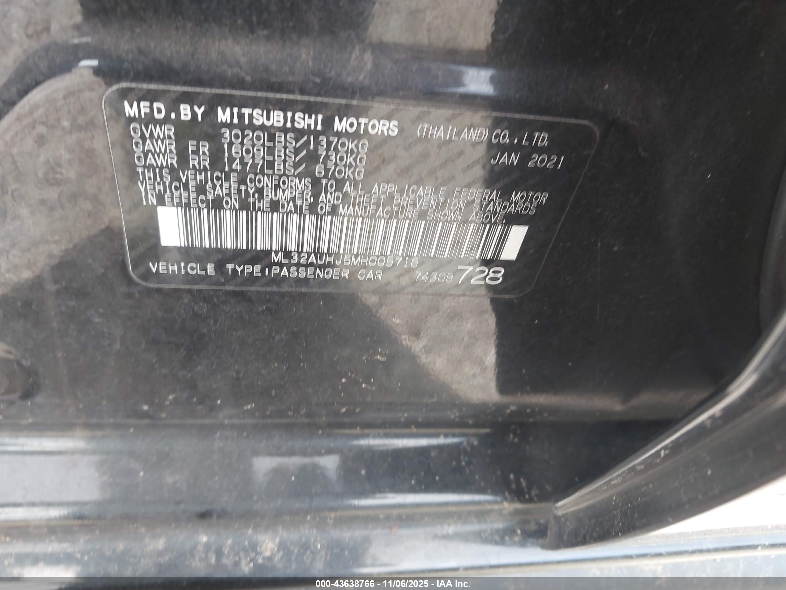 MITSUBISHI MIRAGE image 9
