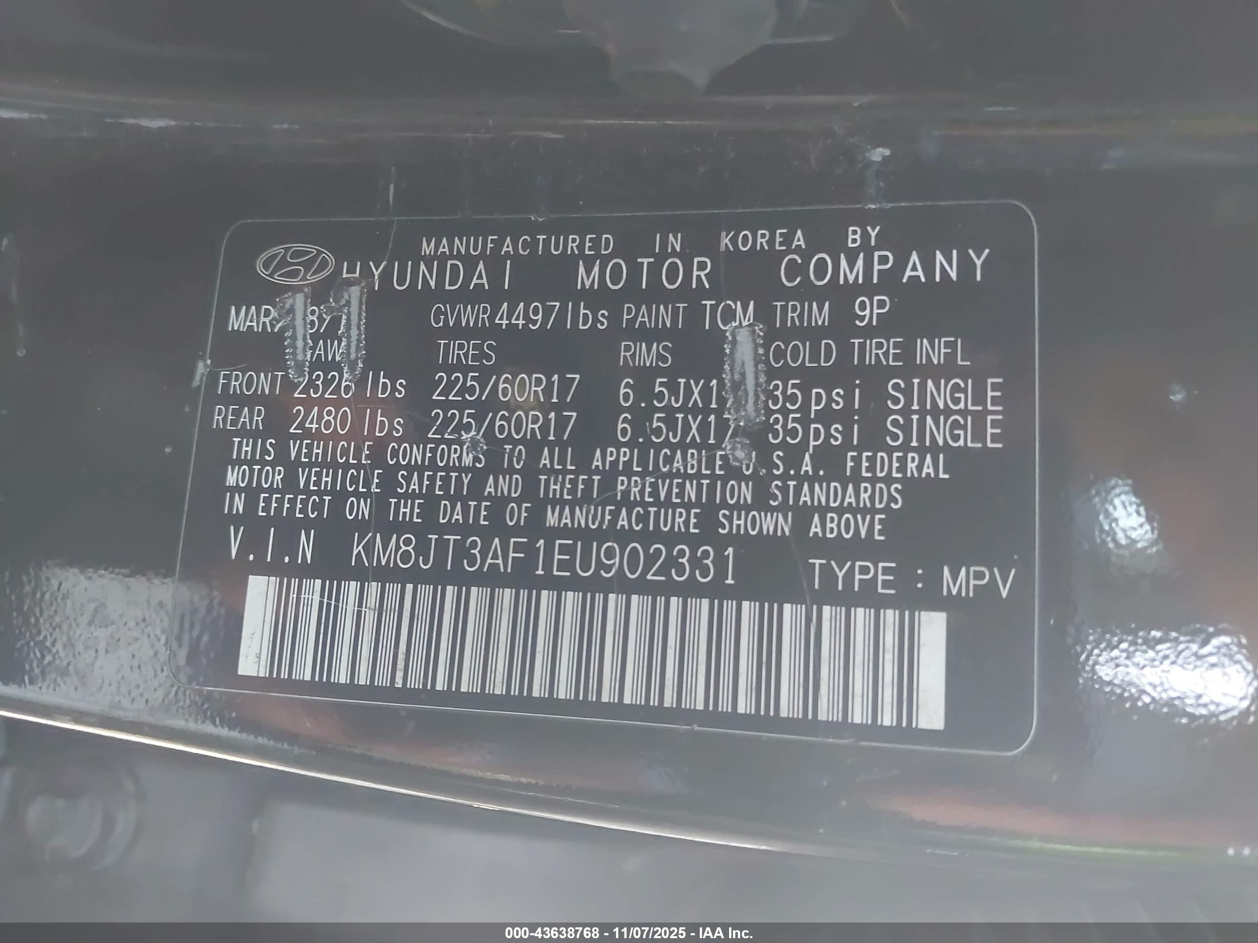 HYUNDAI TUCSON image 9