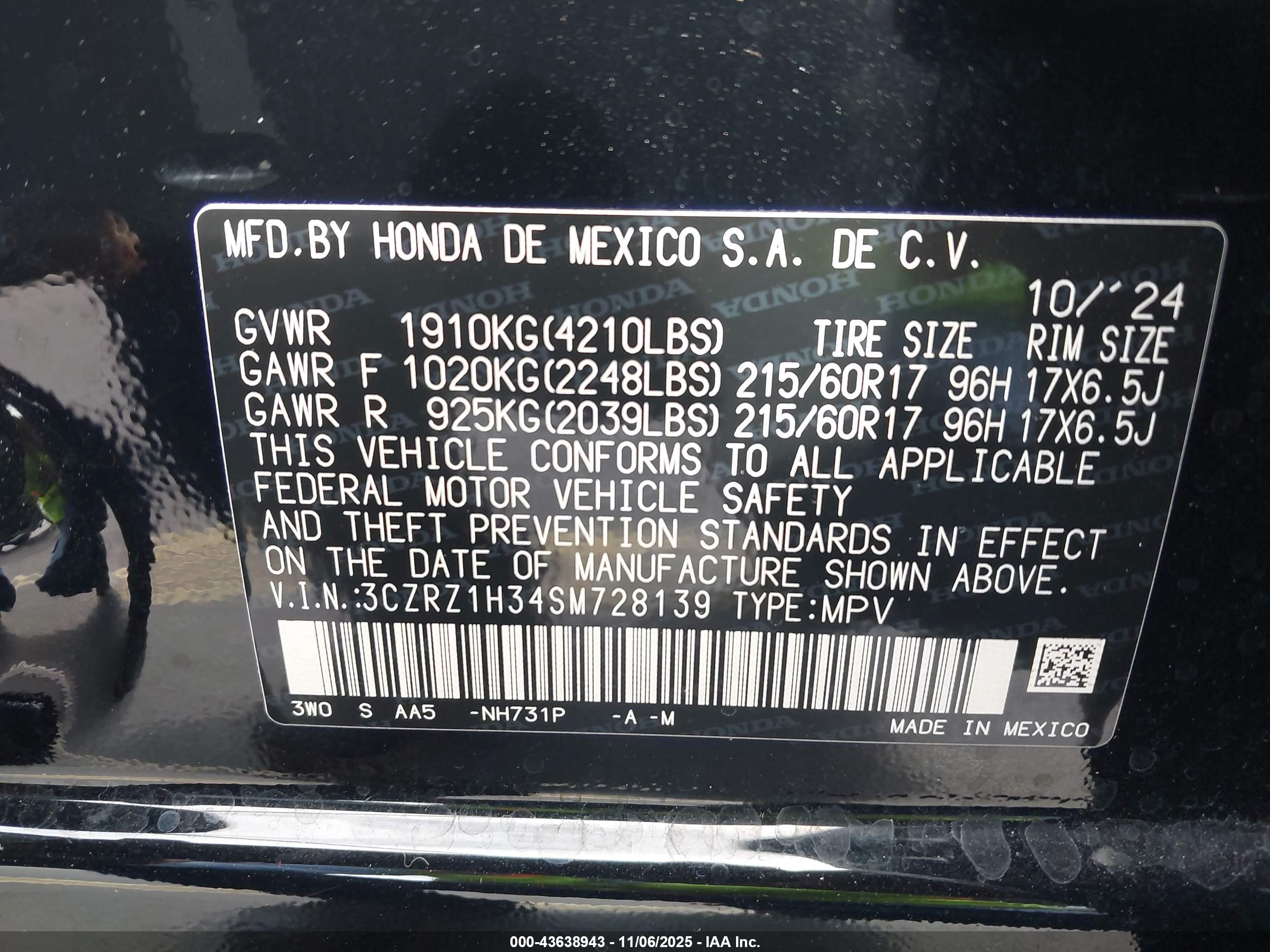 HONDA HR-V image 9