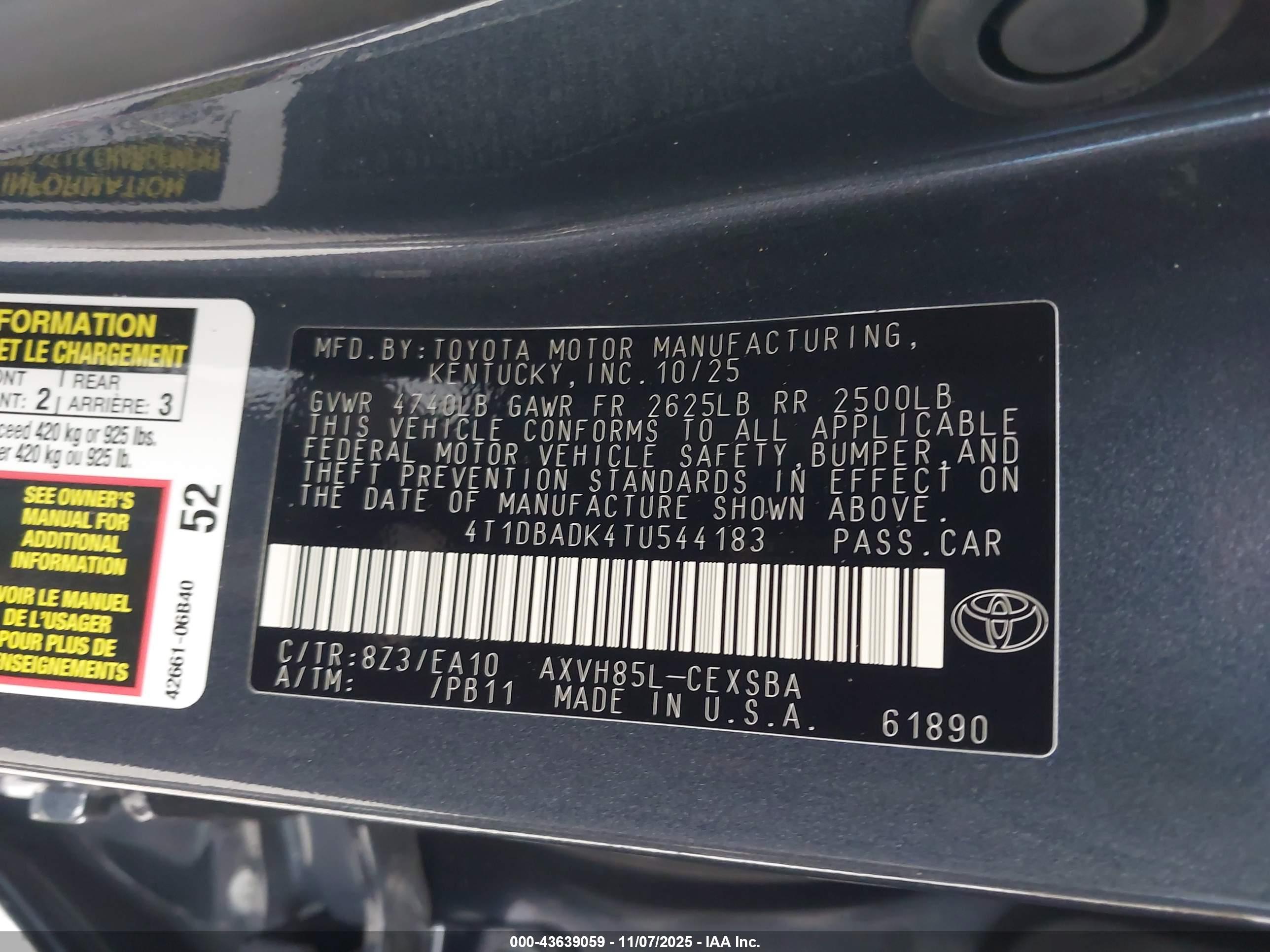 TOYOTA CAMRY image 9