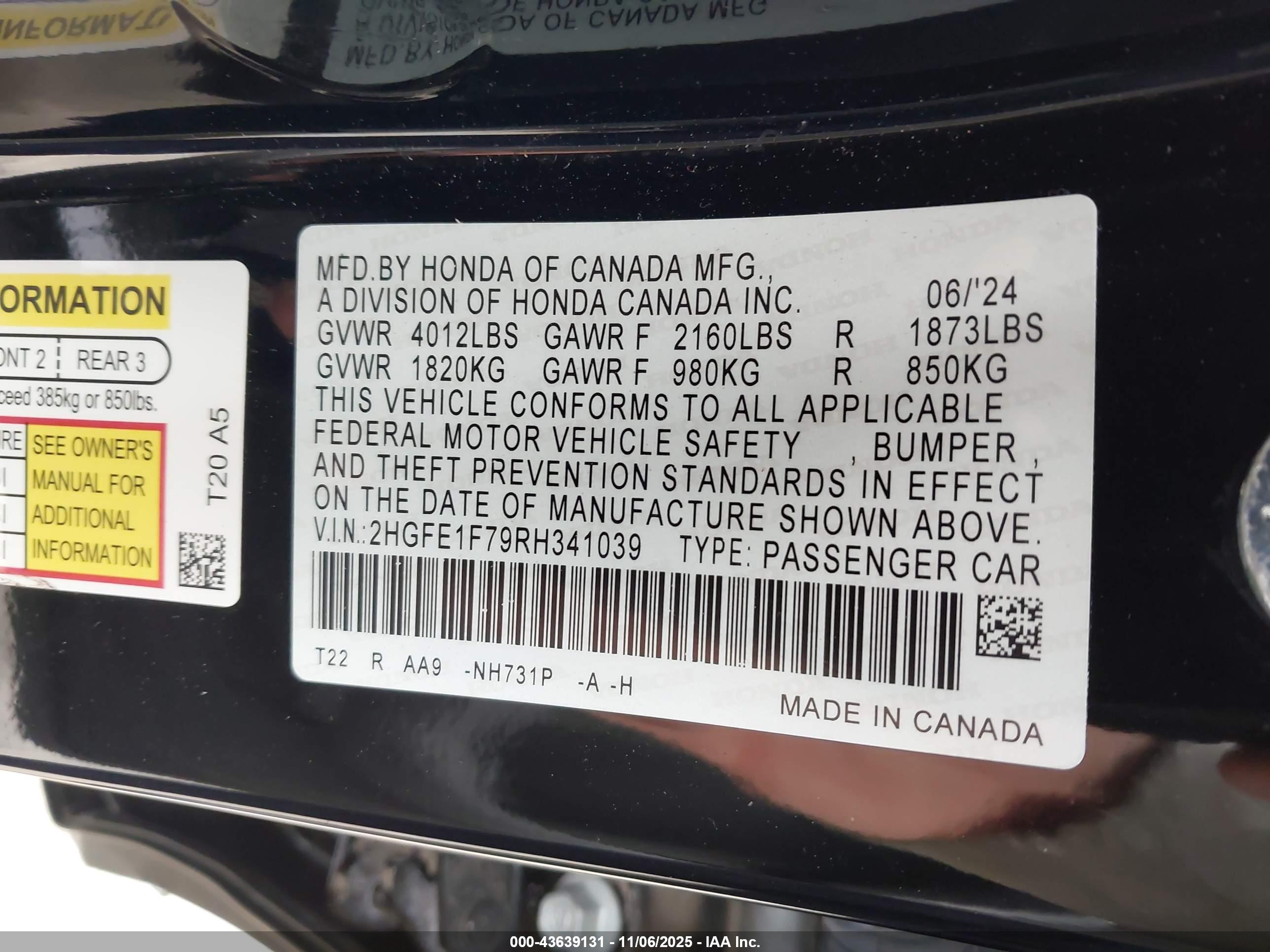 HONDA CIVIC image 9