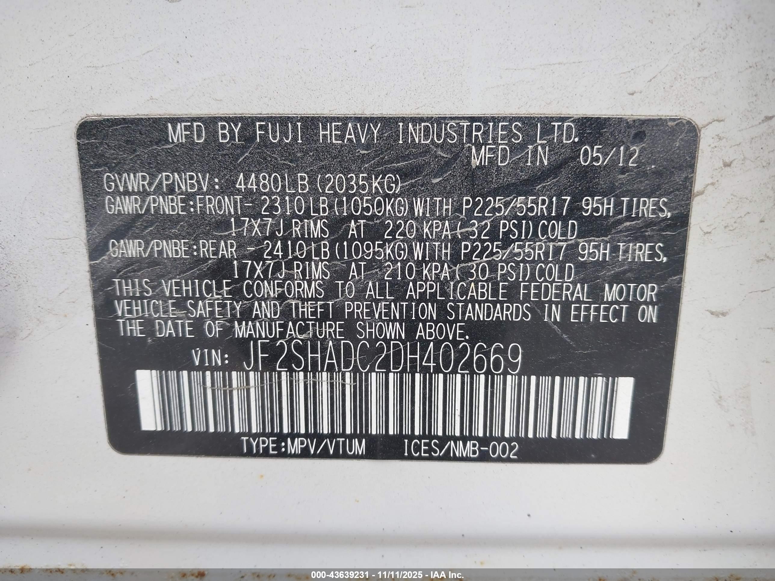 SUBARU FORESTER image 9