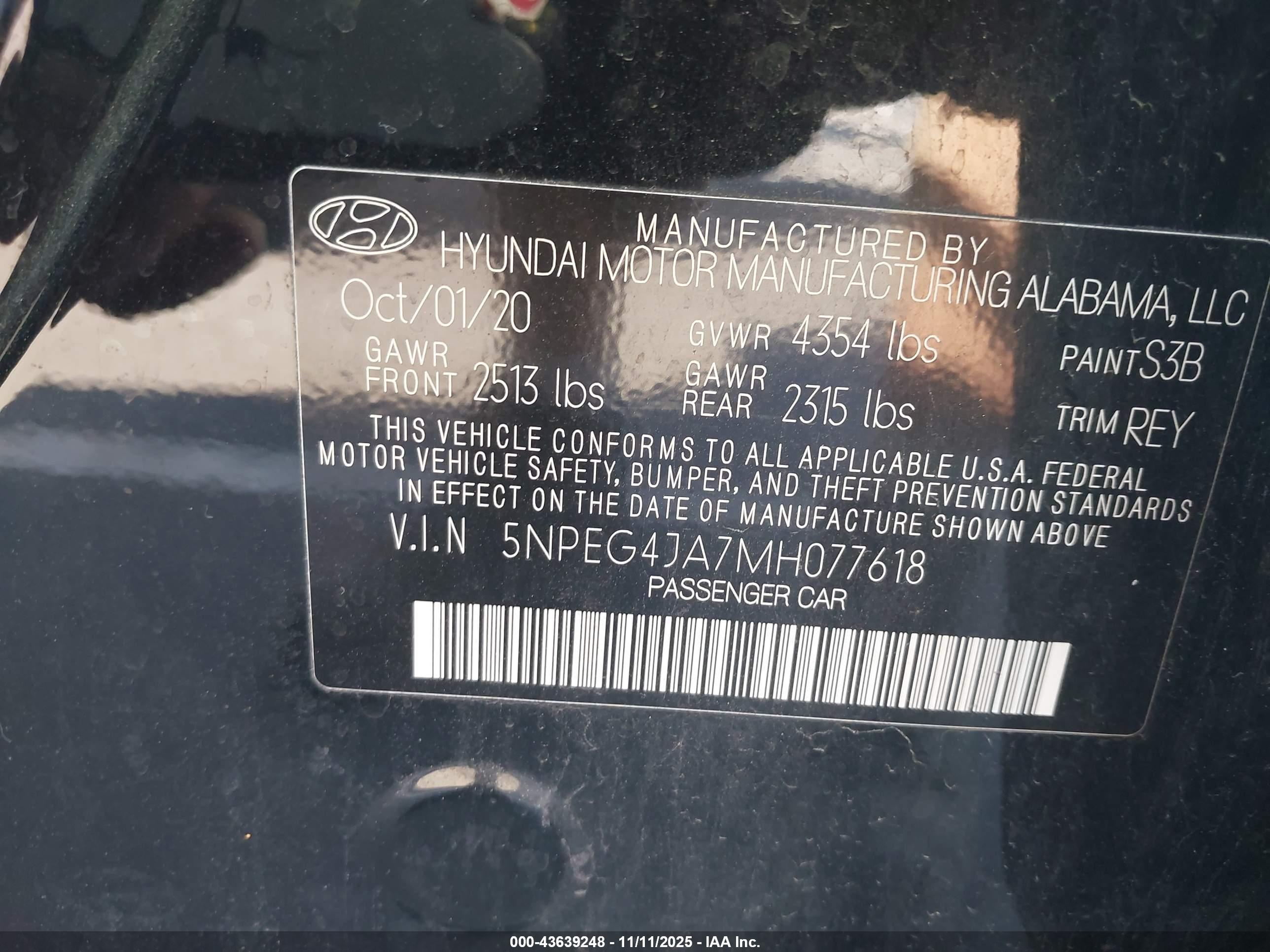 HYUNDAI SONATA image 9