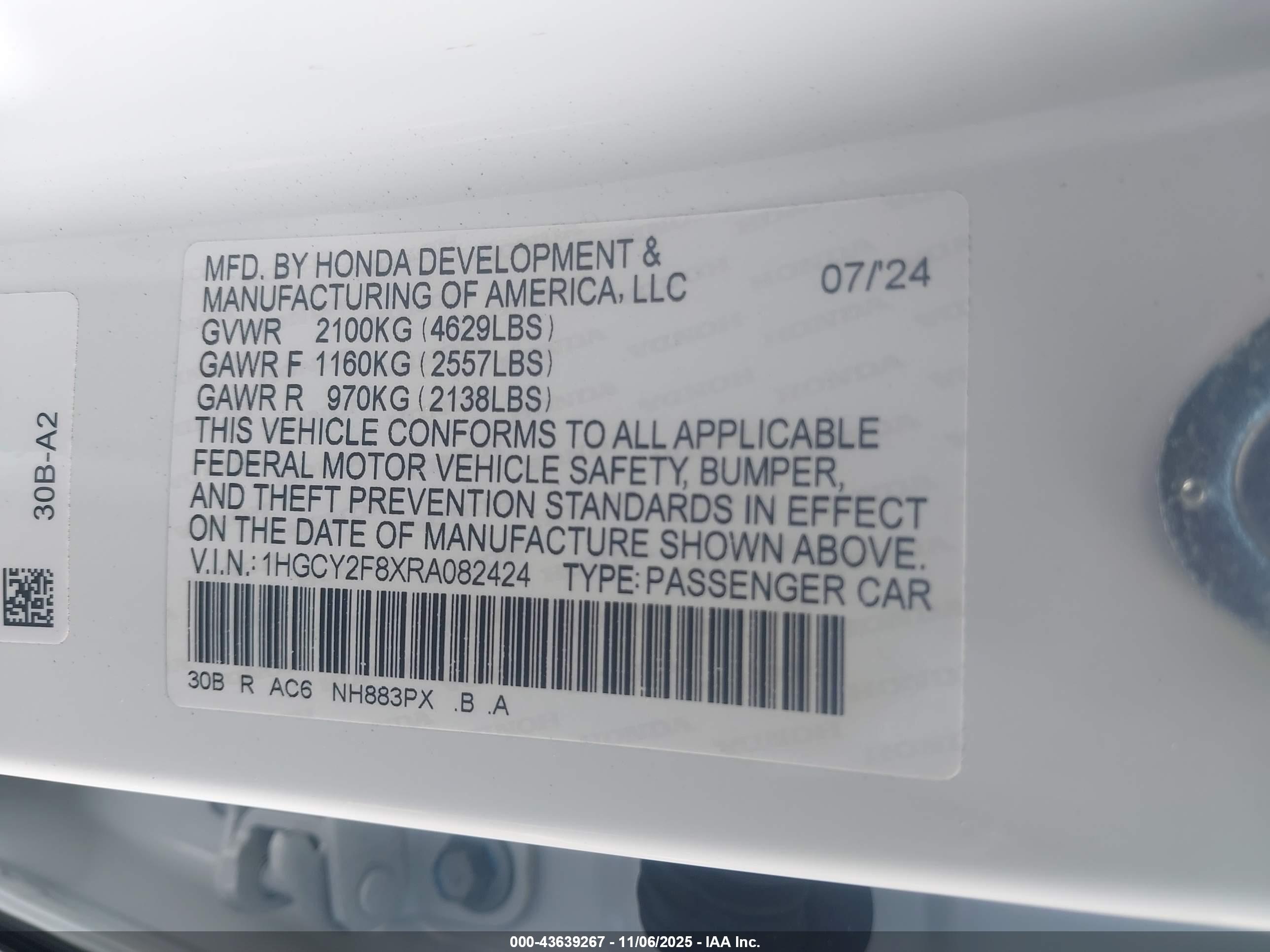 HONDA ACCORD image 9