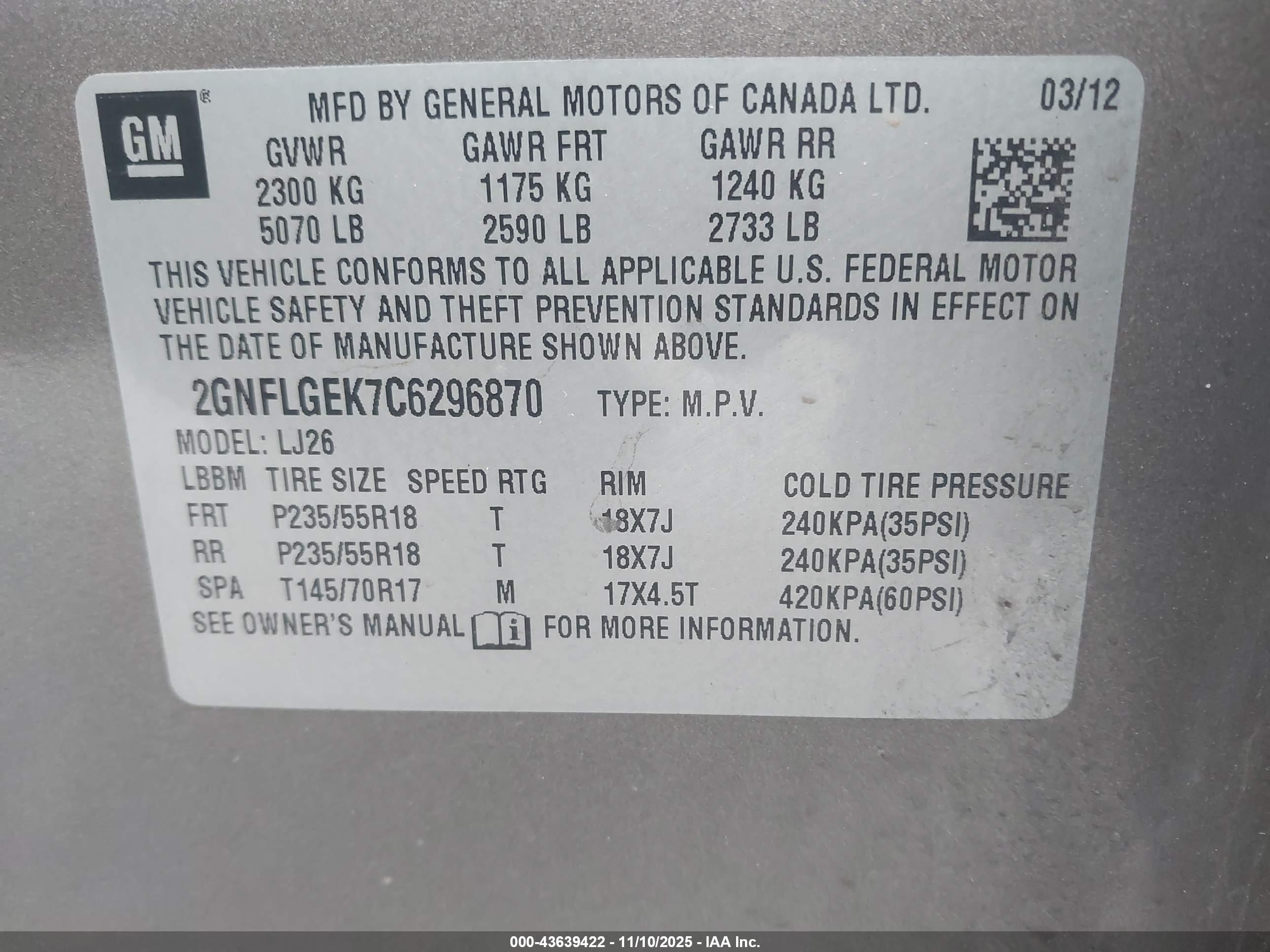 CHEVROLET EQUINOX image 9