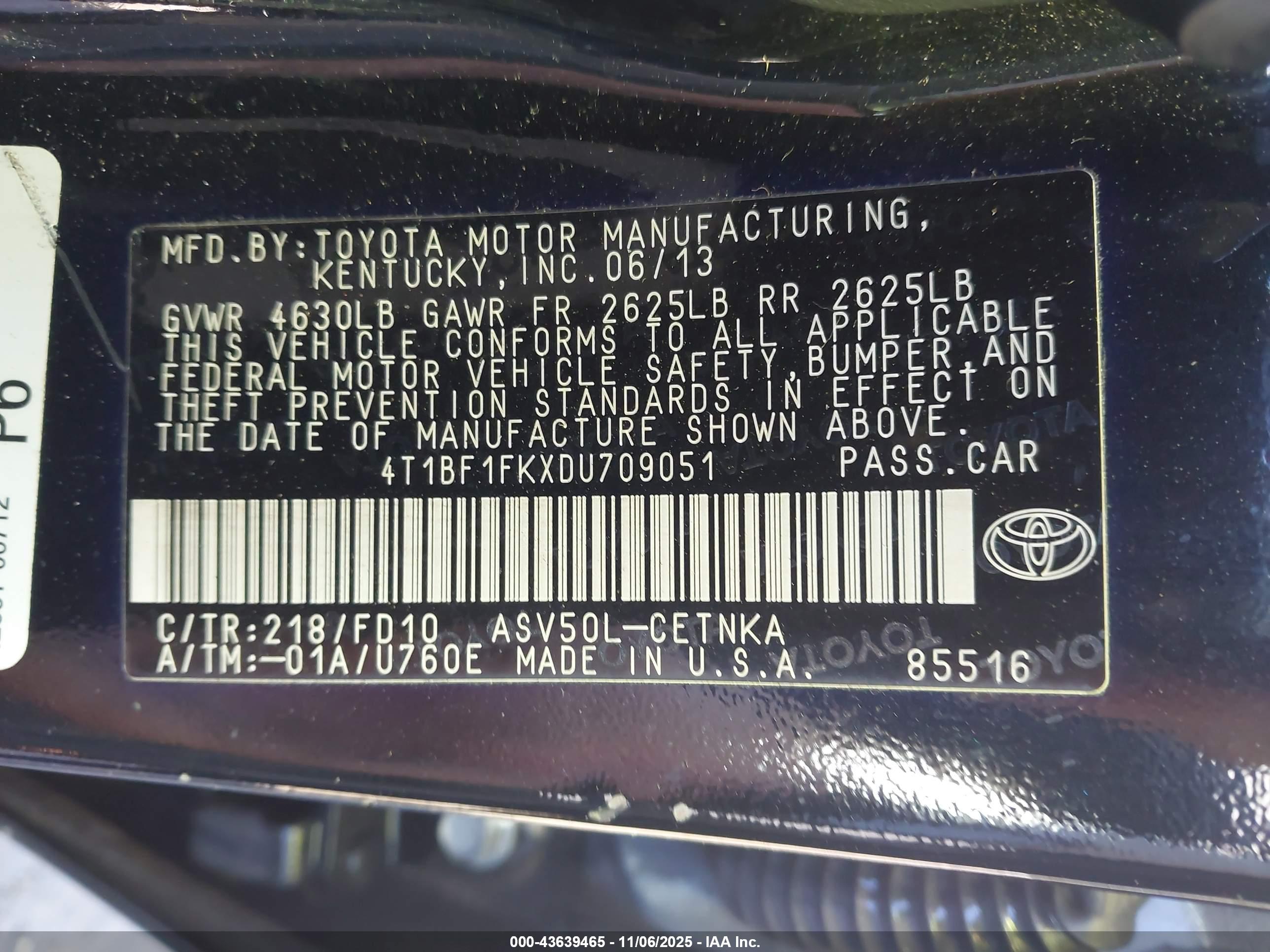 TOYOTA CAMRY image 9