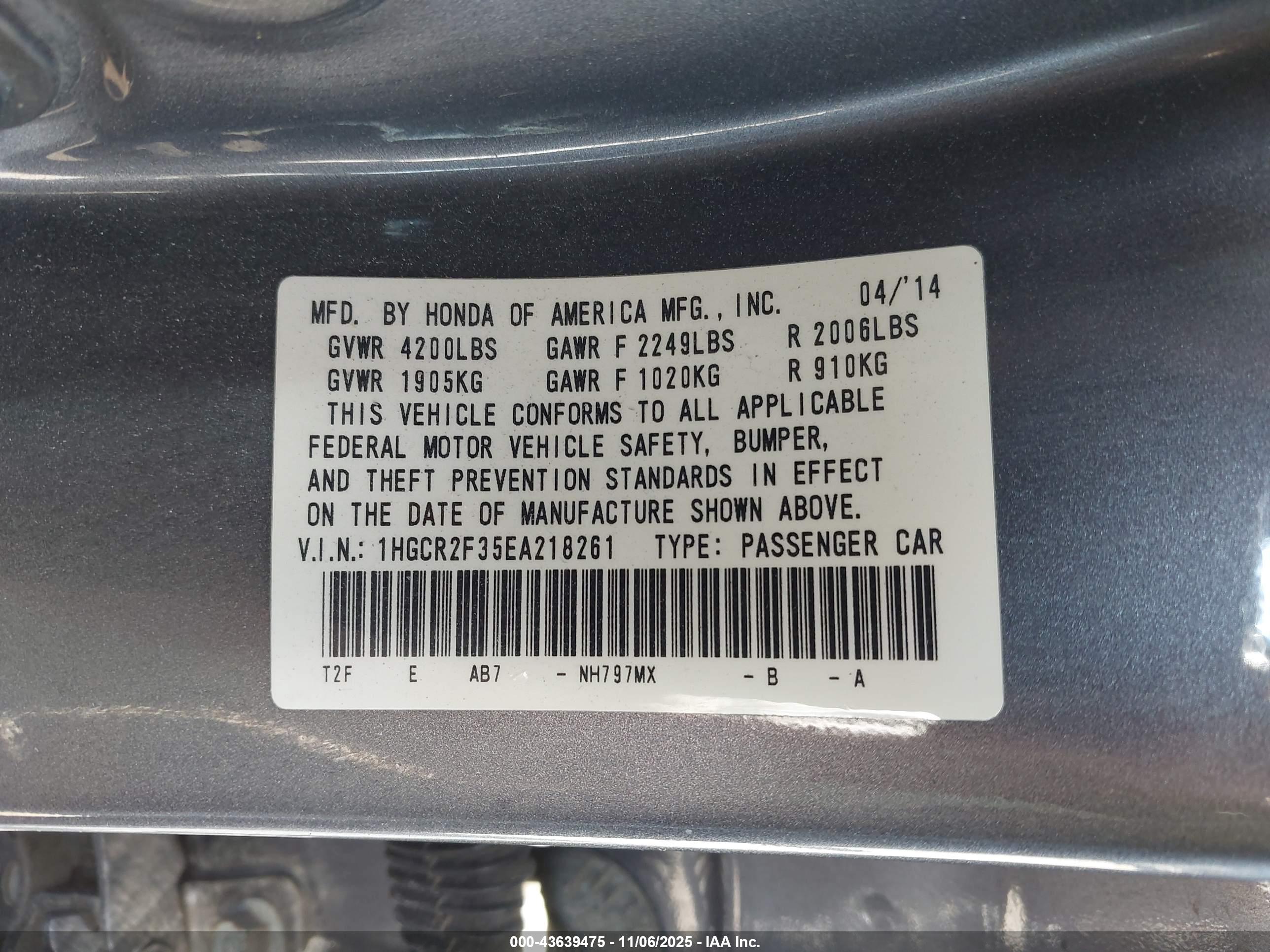 HONDA ACCORD image 9