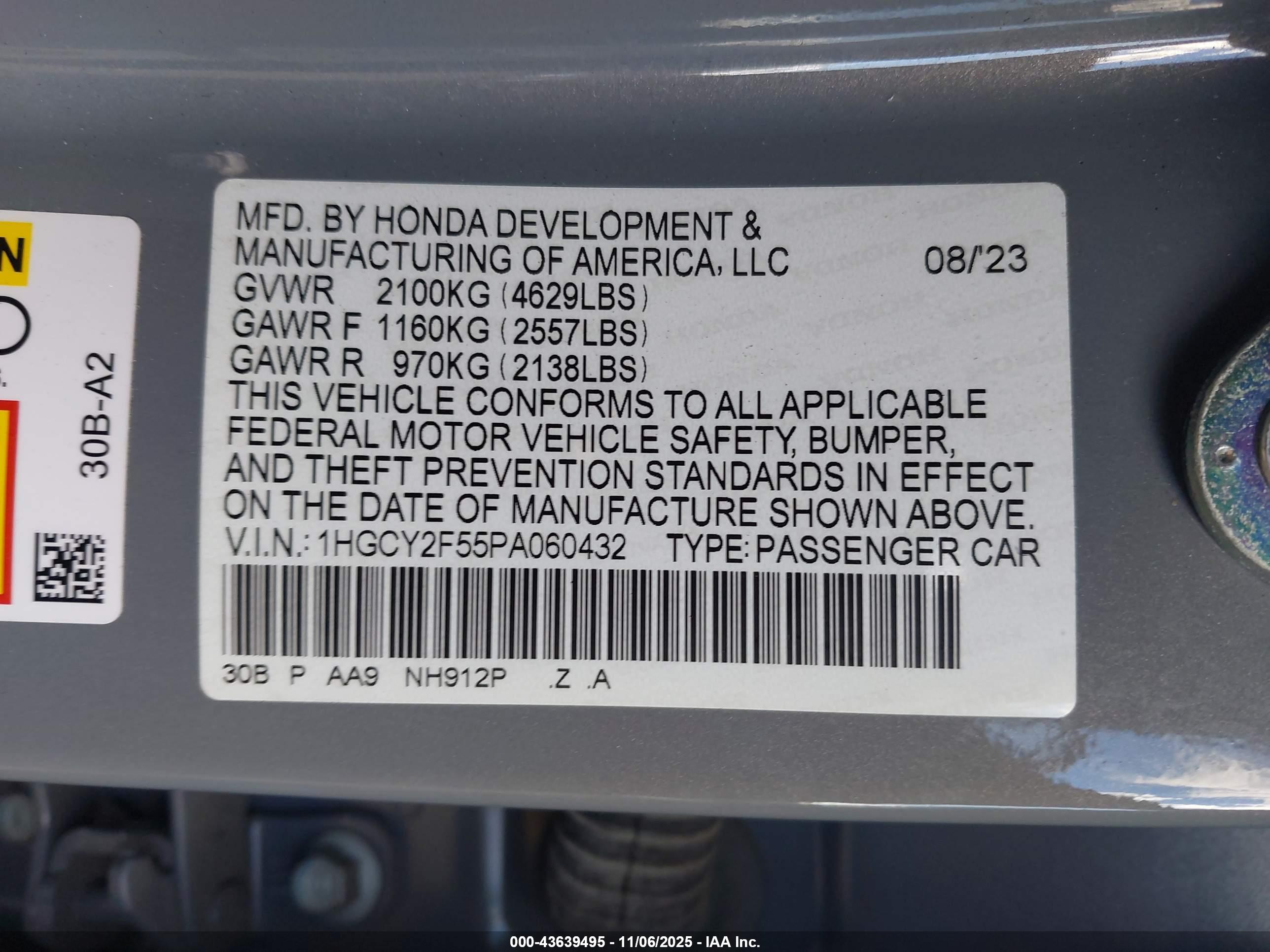 HONDA ACCORD image 9