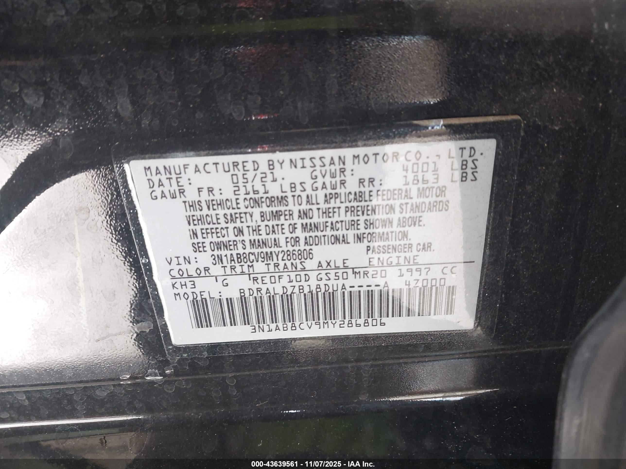 NISSAN SENTRA image 9