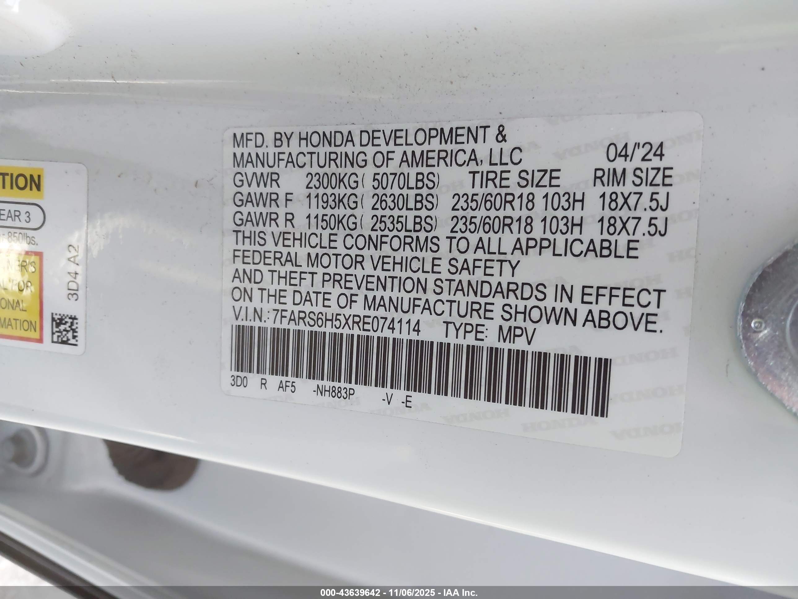 HONDA CR-V image 9