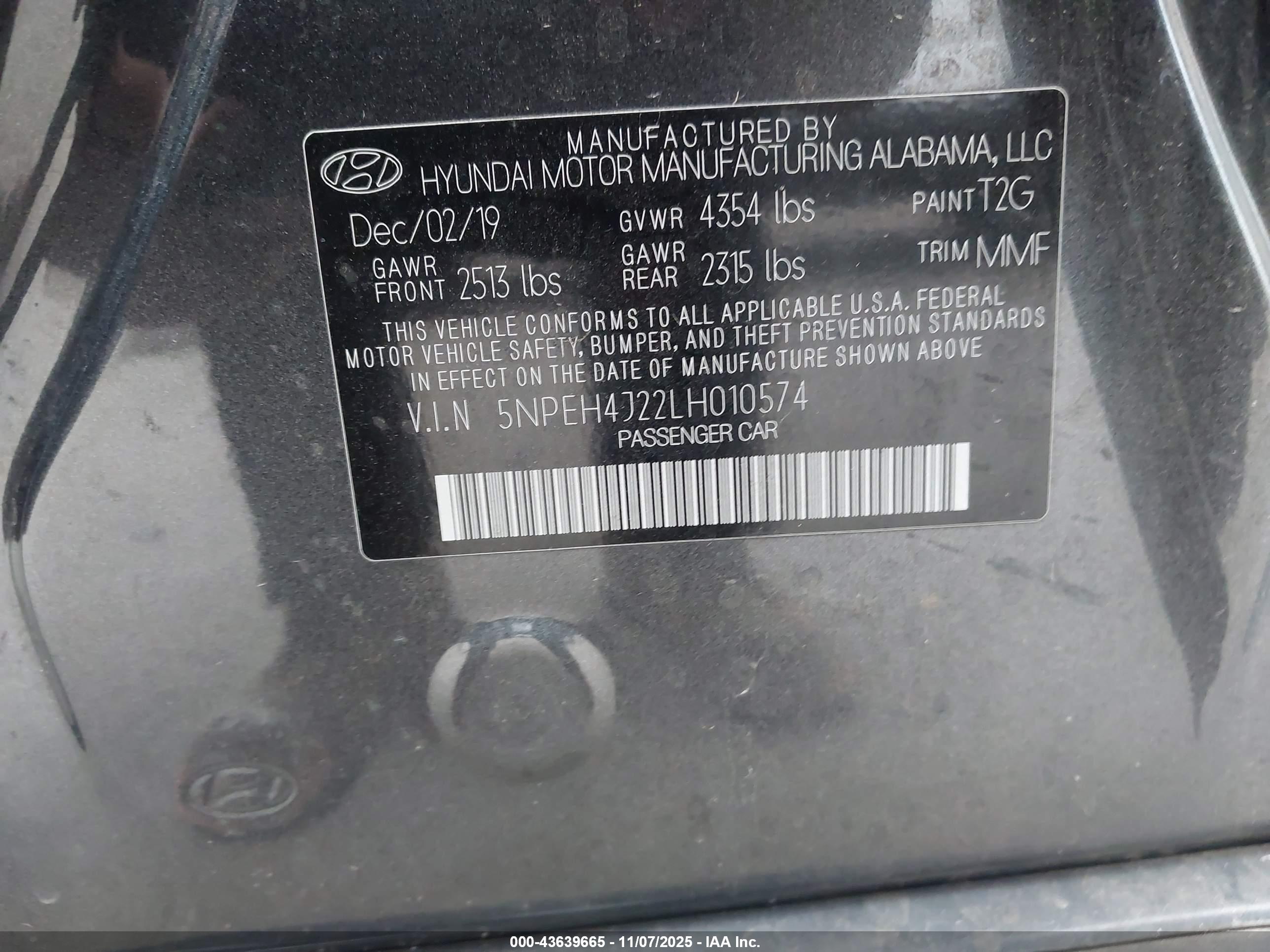 HYUNDAI SONATA image 9