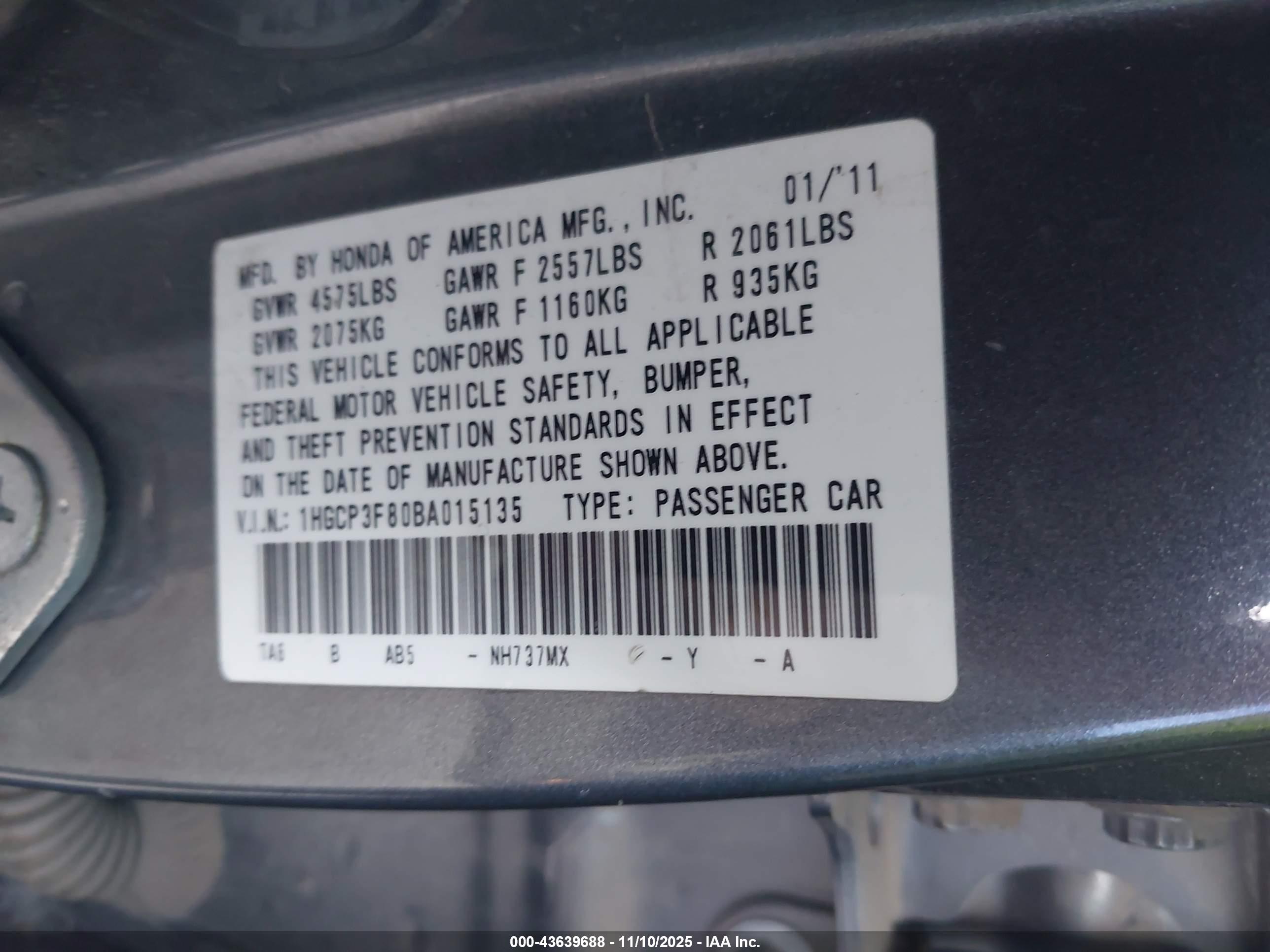 HONDA ACCORD image 9