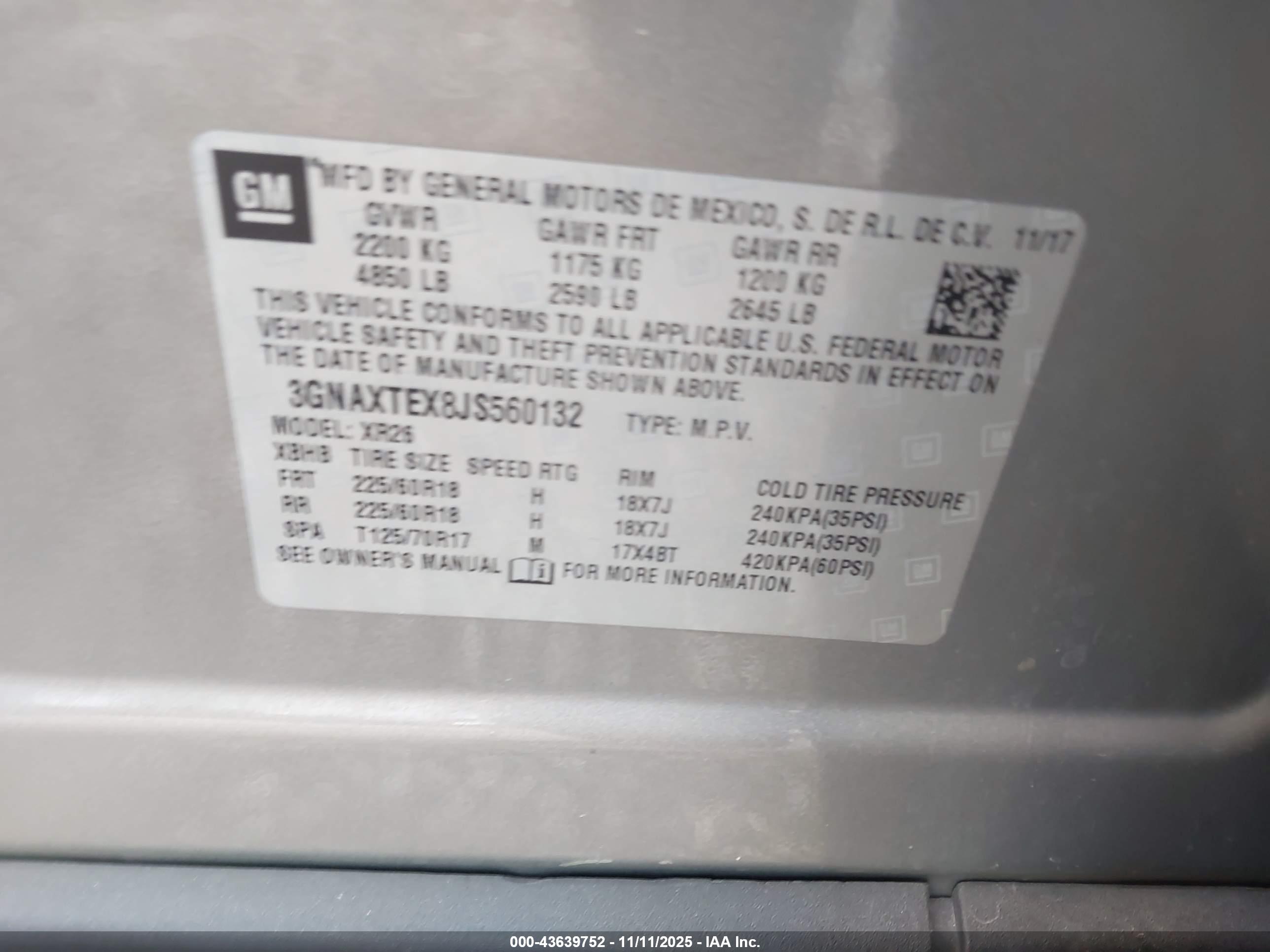 CHEVROLET EQUINOX image 9