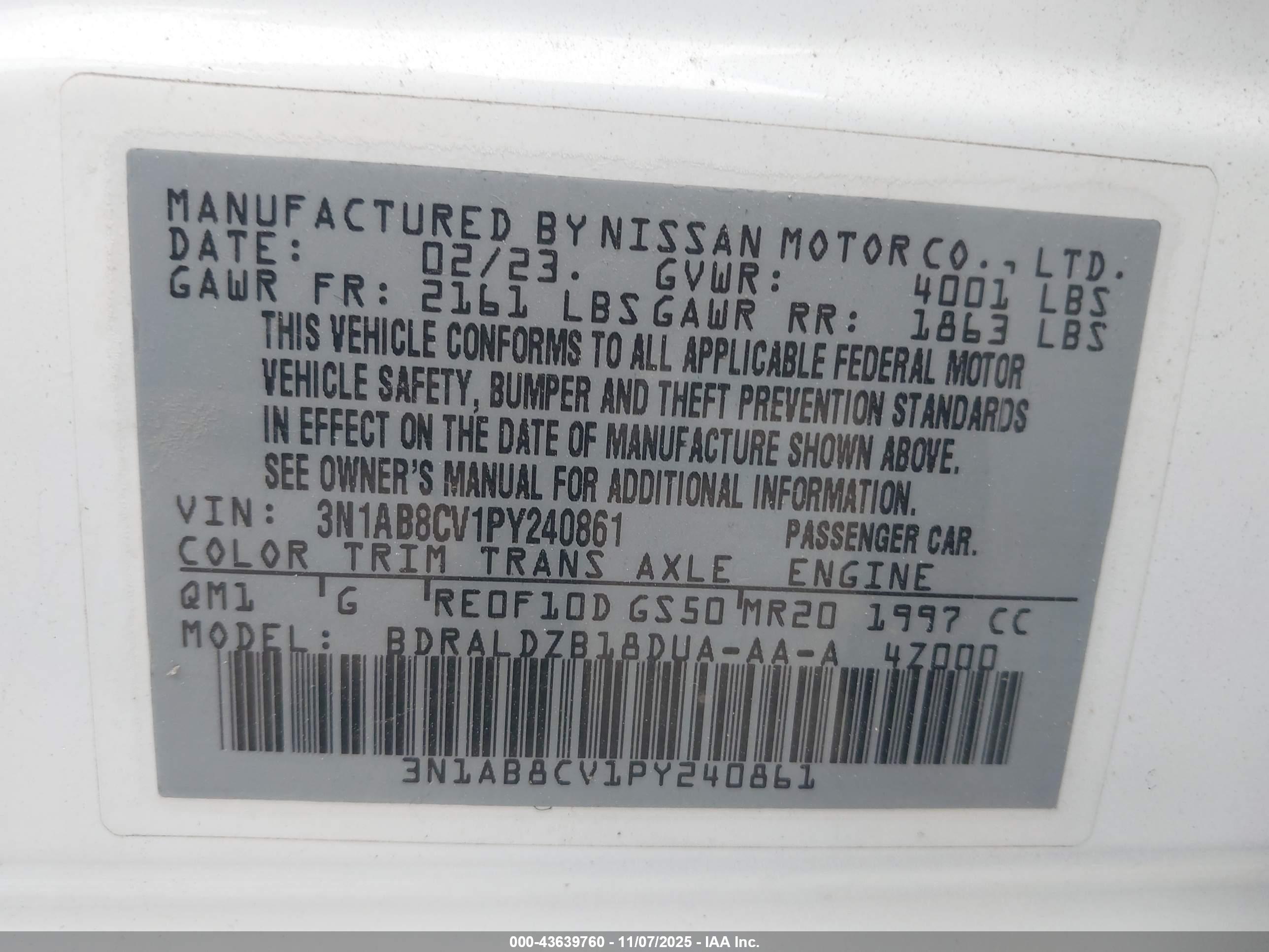NISSAN SENTRA image 9