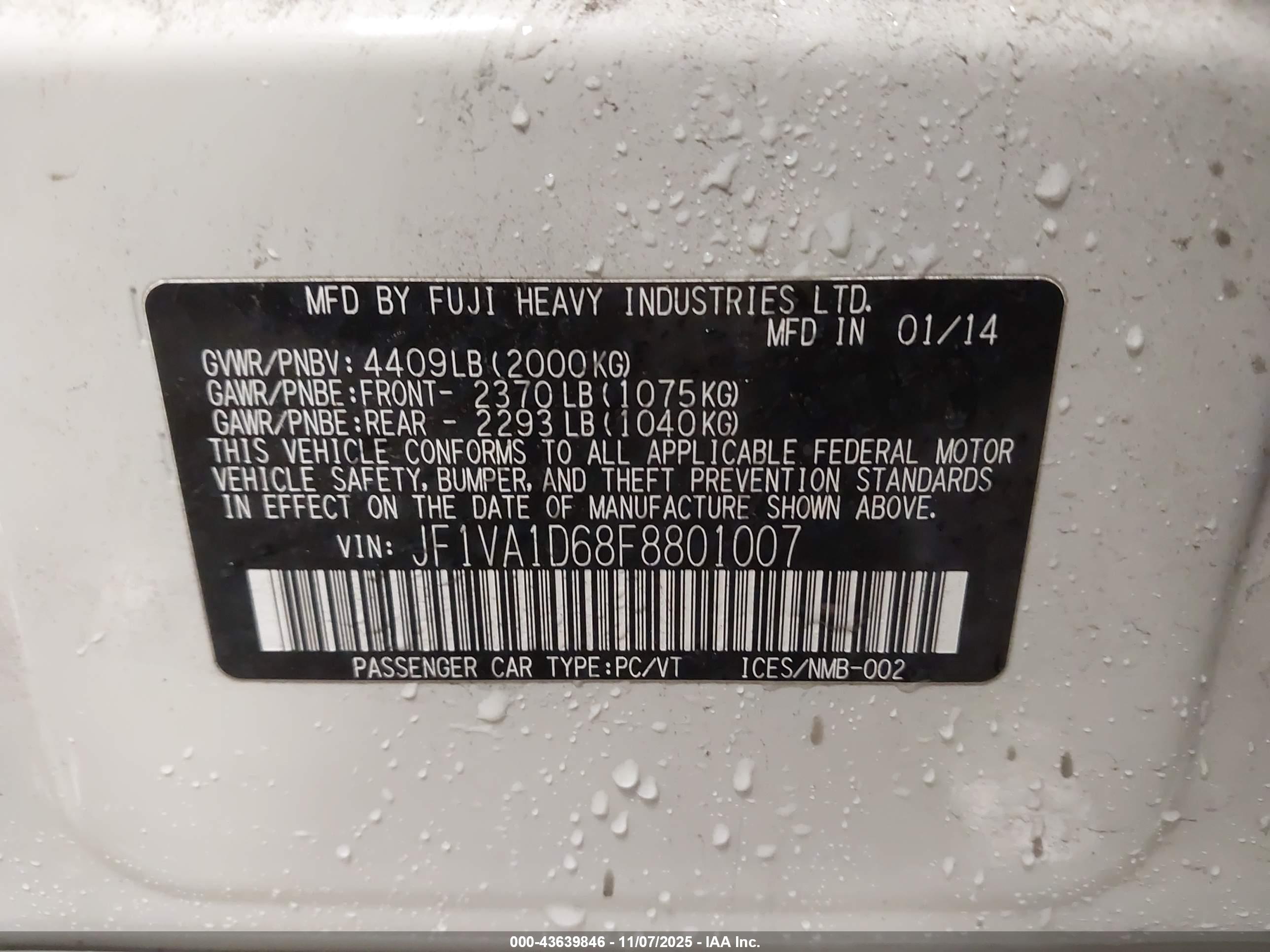 SUBARU WRX image 9