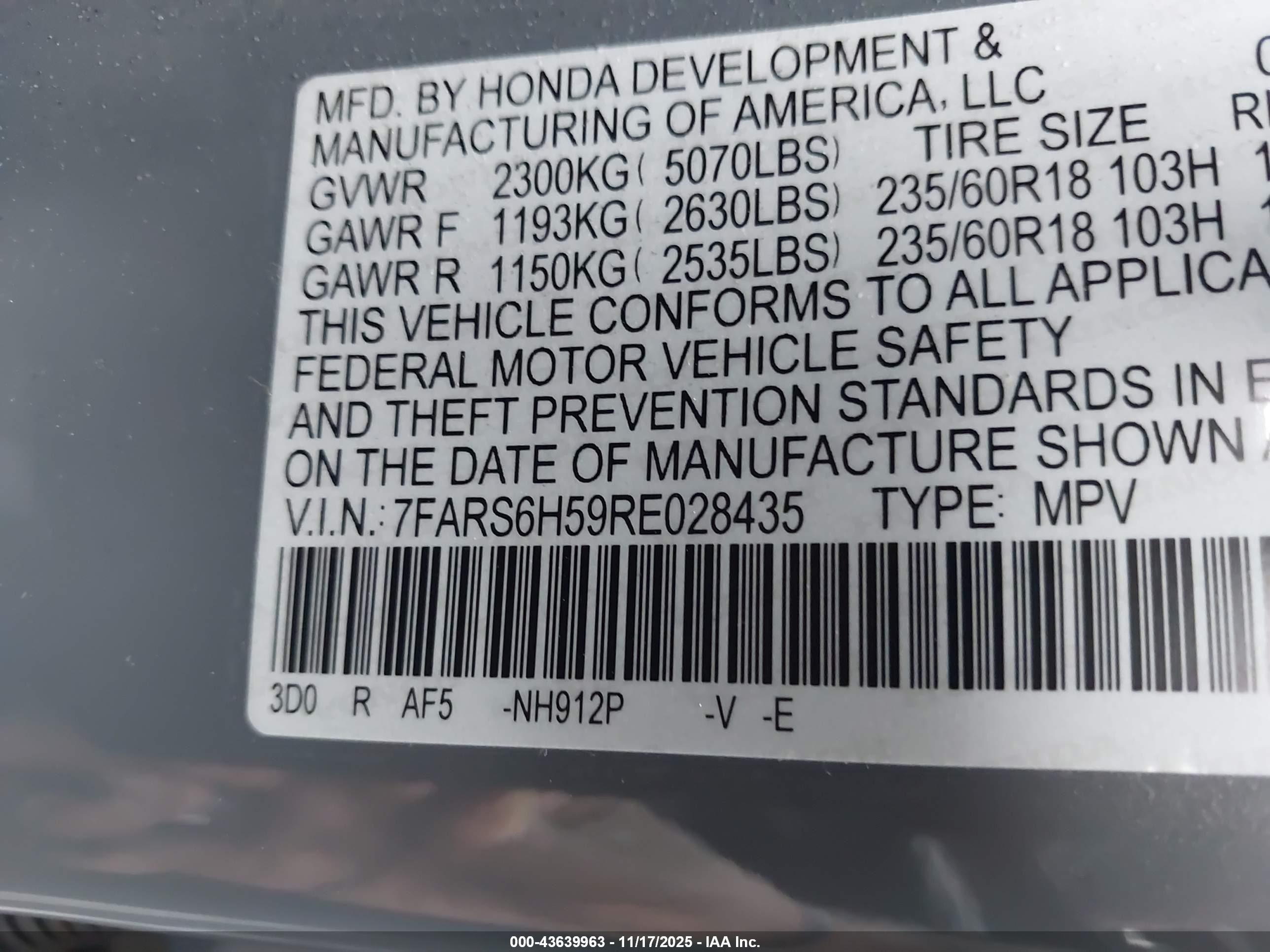 HONDA CR-V image 9