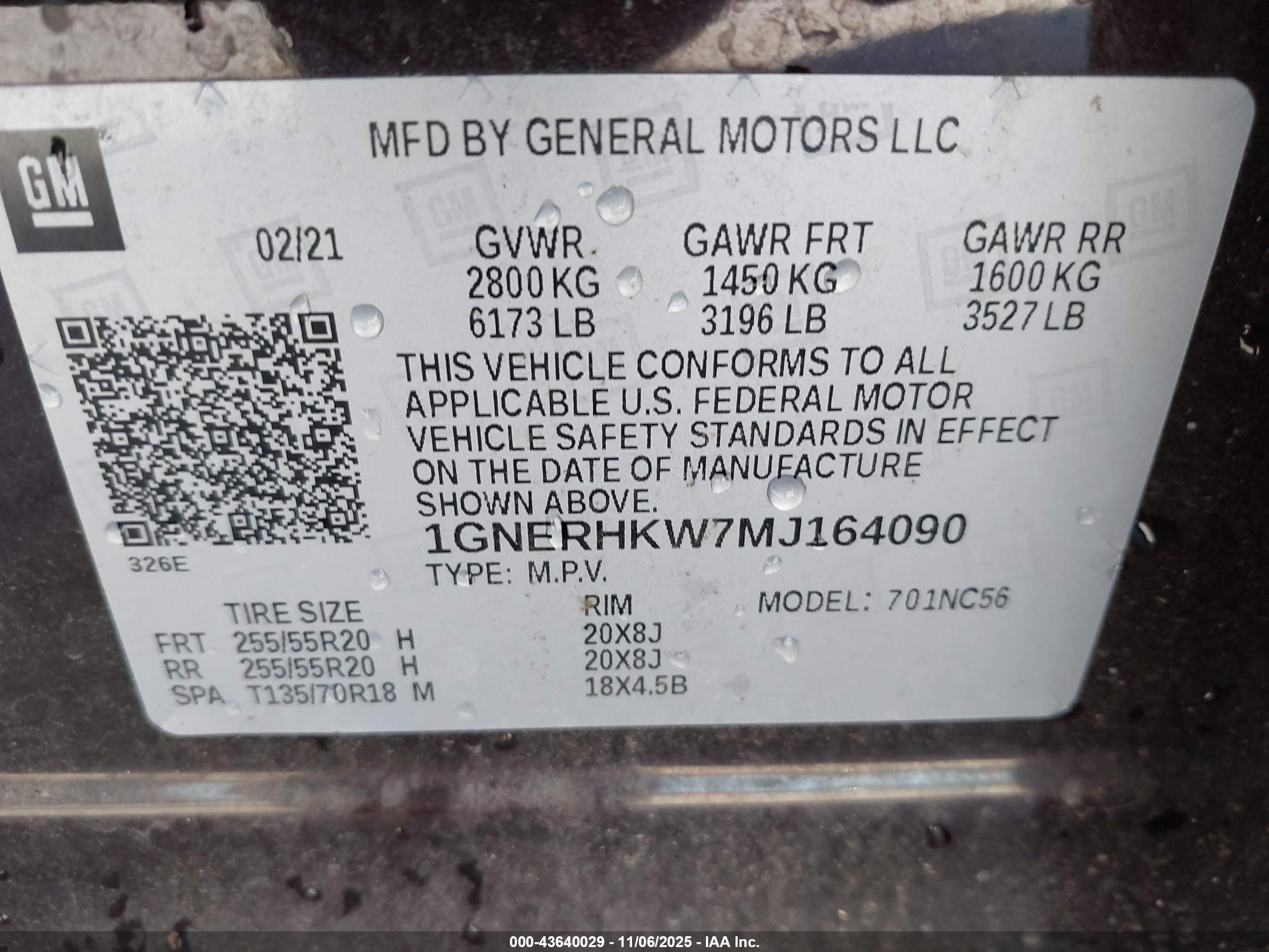 CHEVROLET TRAVERSE image 9