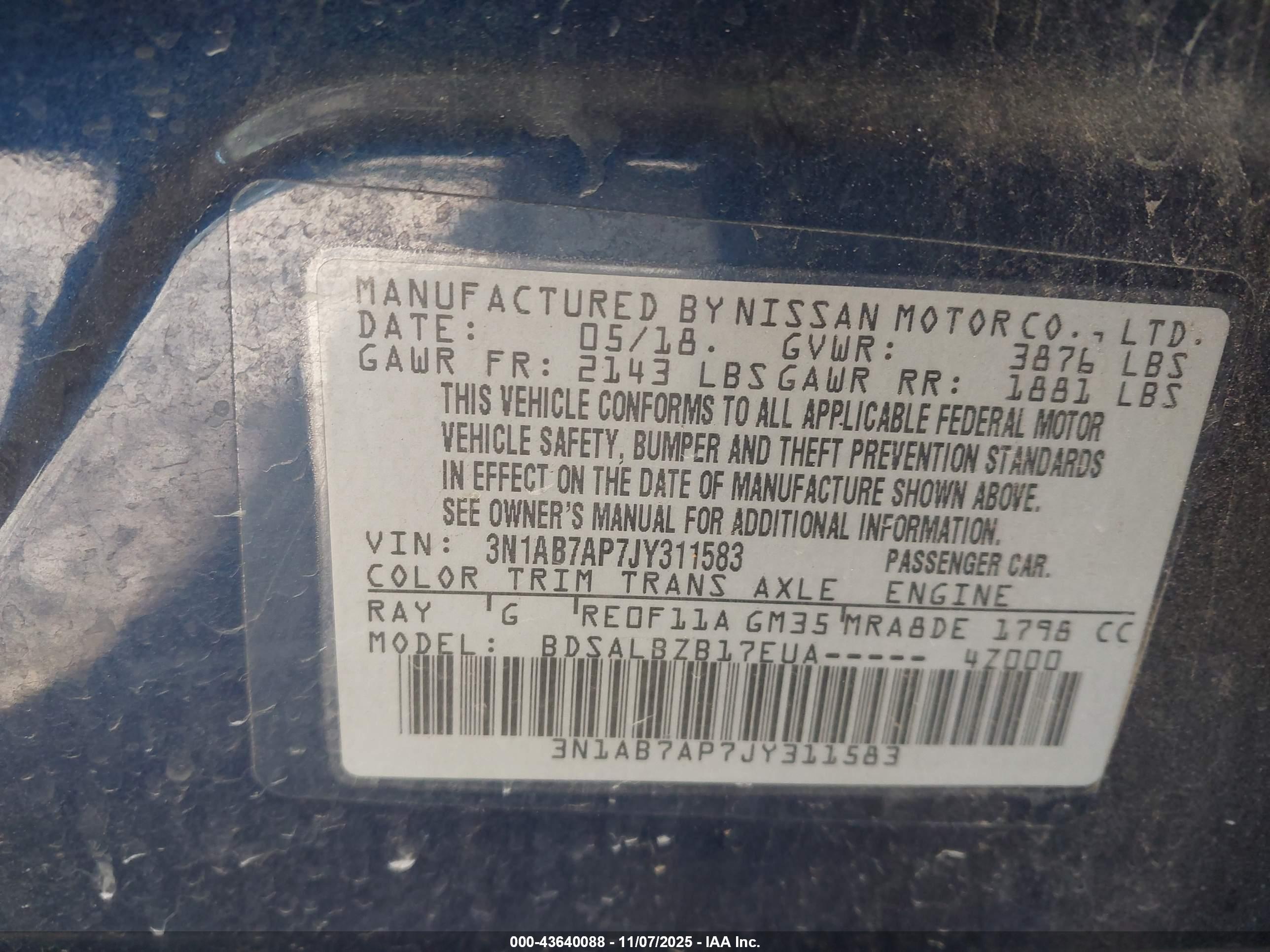 NISSAN SENTRA image 9