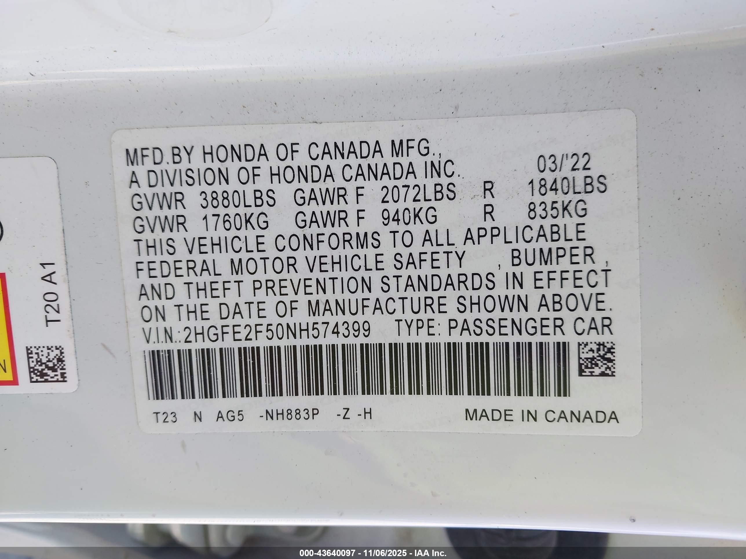 HONDA CIVIC image 9