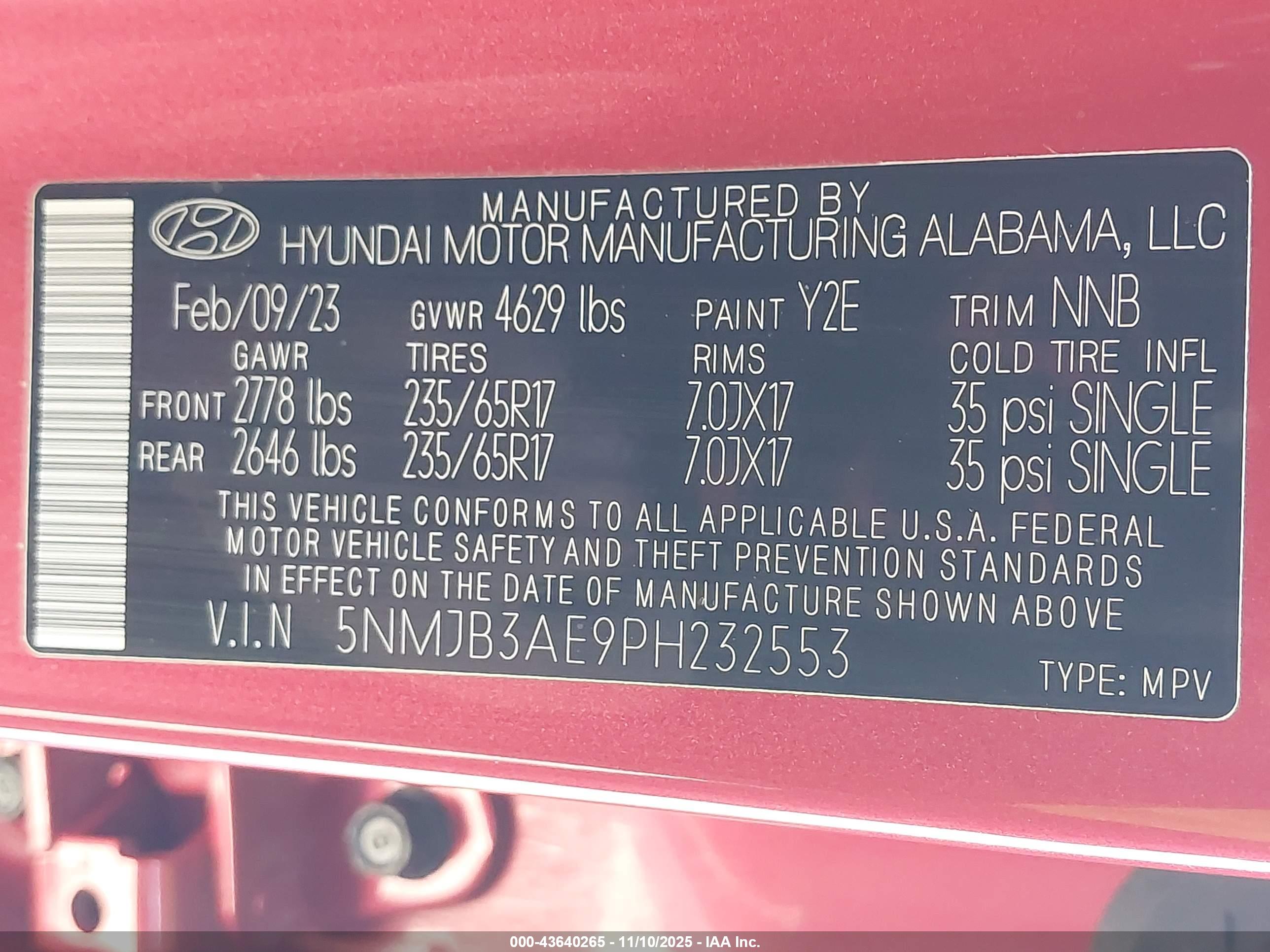 HYUNDAI TUCSON image 9