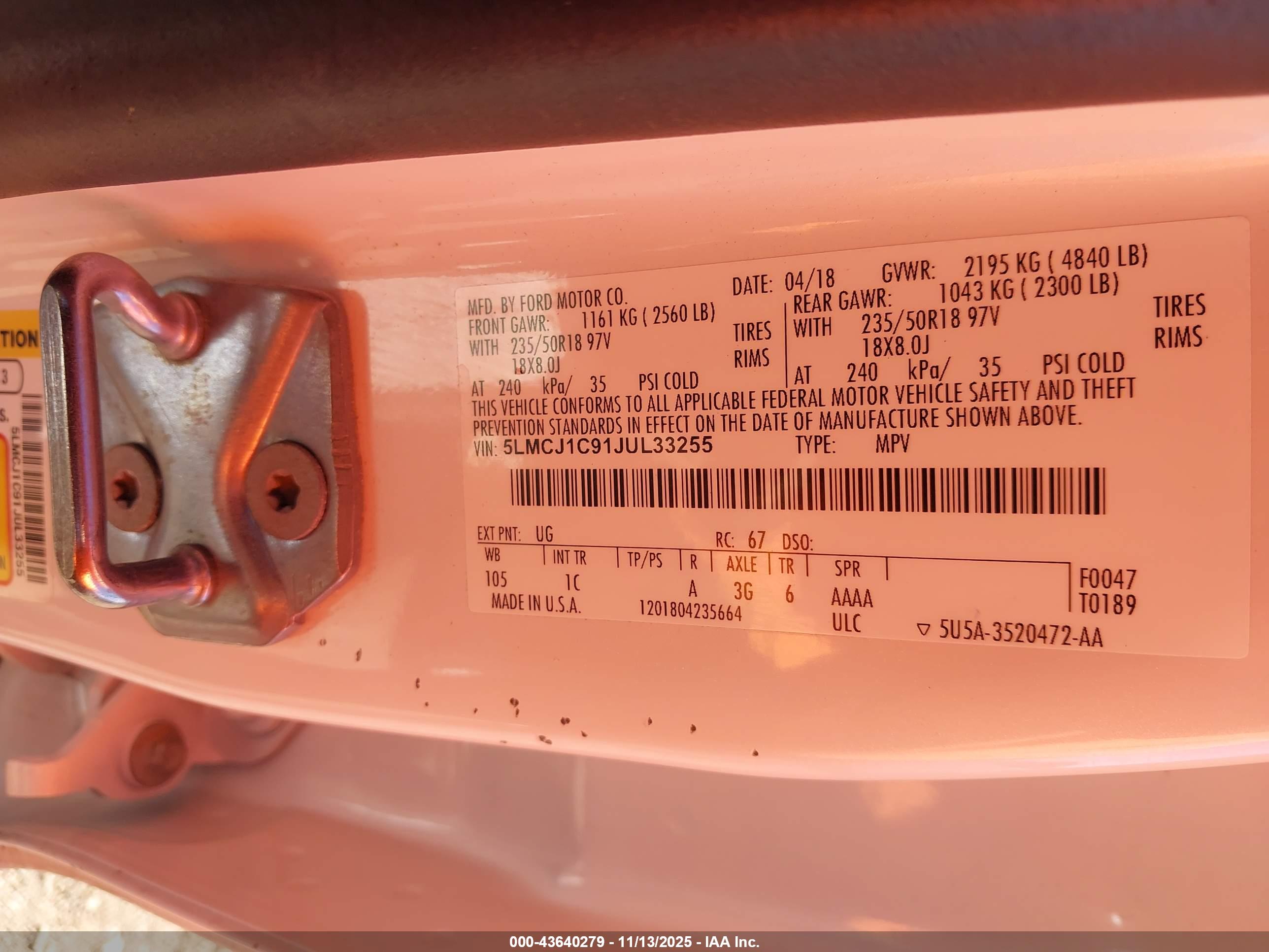LINCOLN MKC image 9