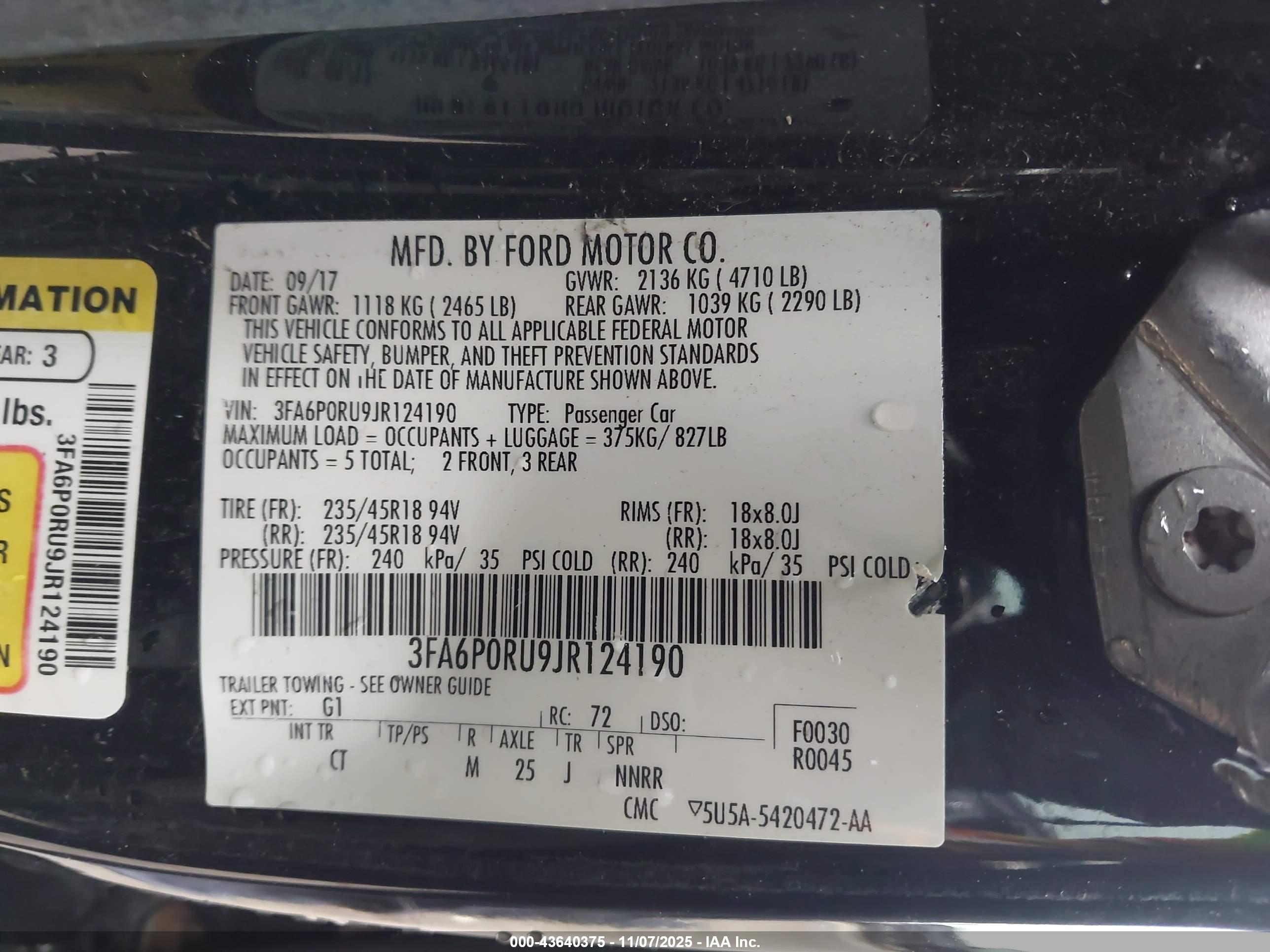 FORD FUSION image 9