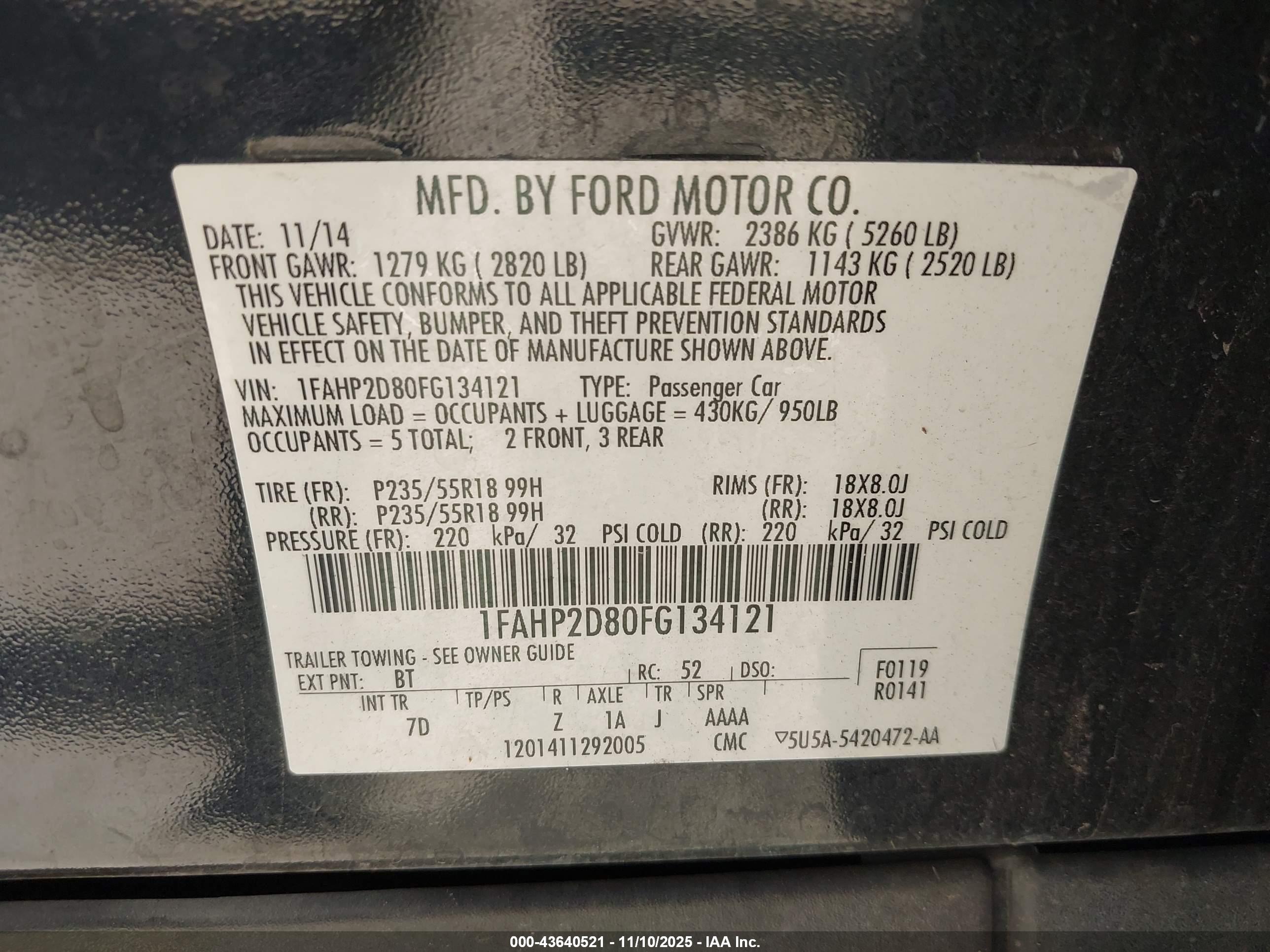FORD TAURUS image 9