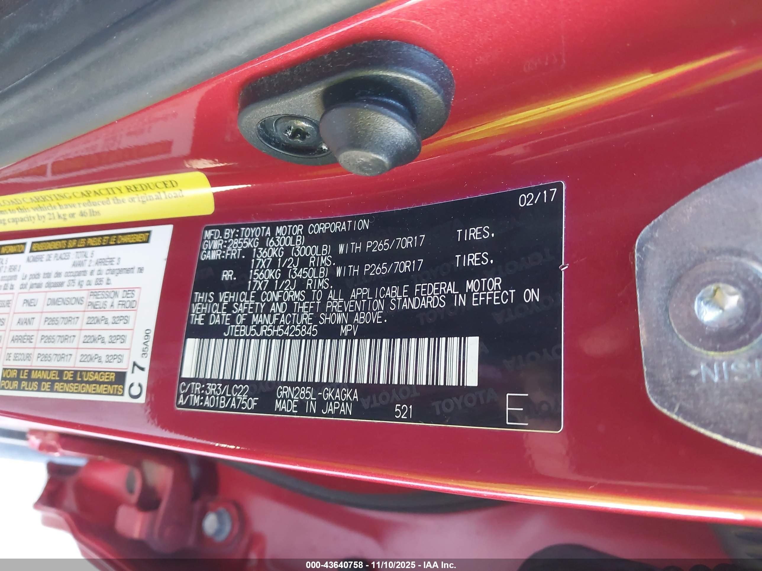 TOYOTA 4RUNNER image 9