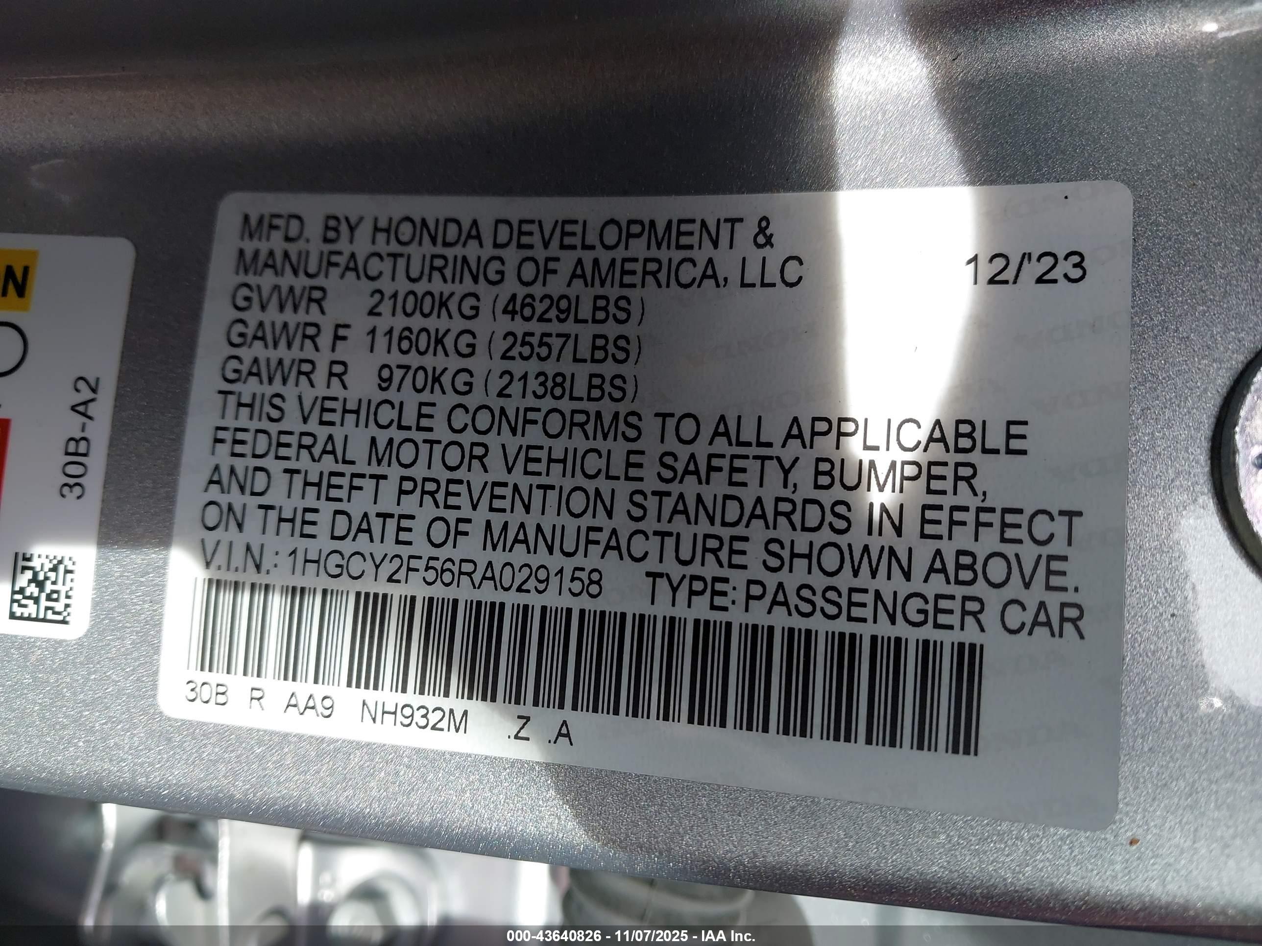 HONDA ACCORD image 9