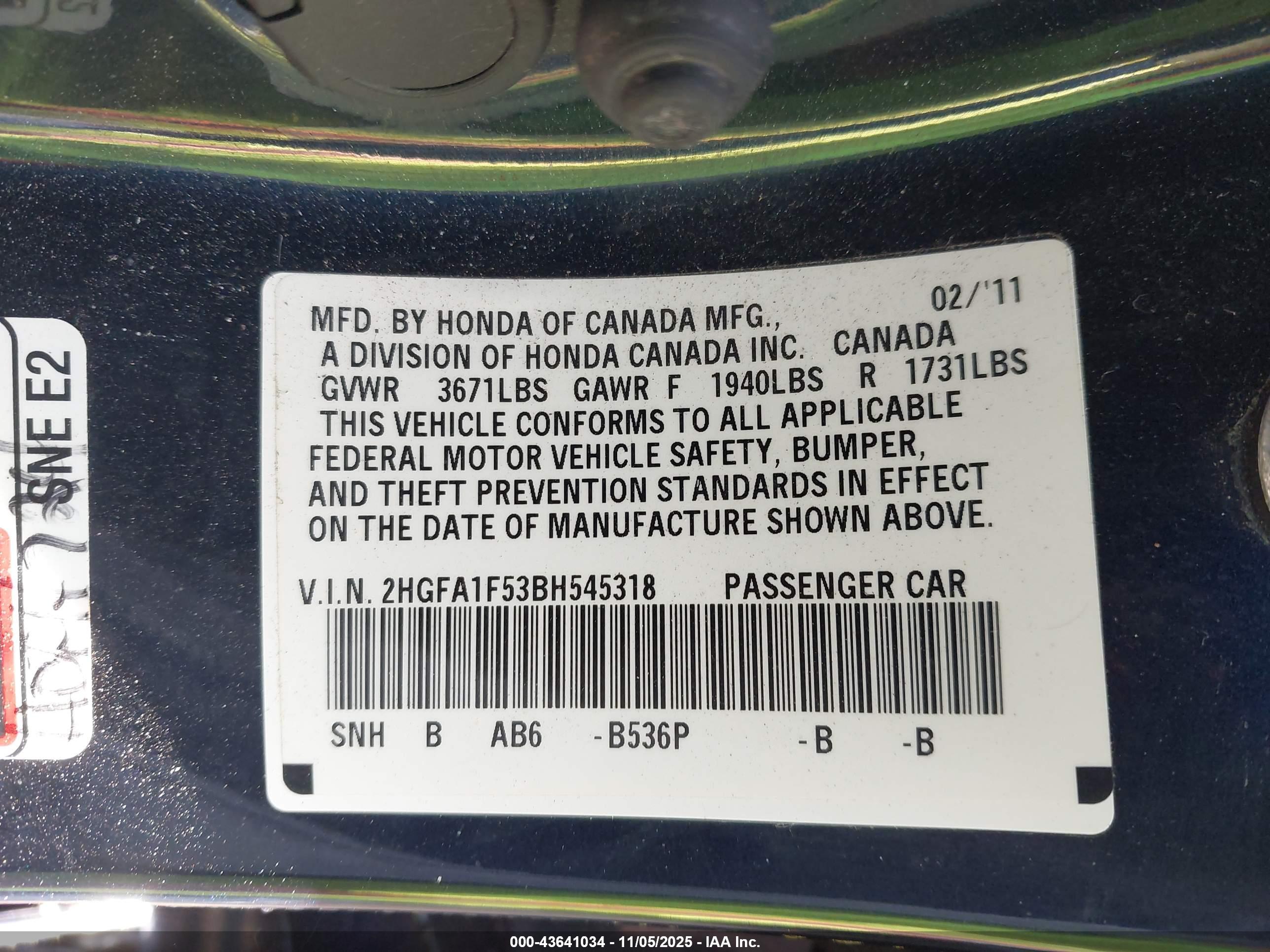 HONDA CIVIC image 9