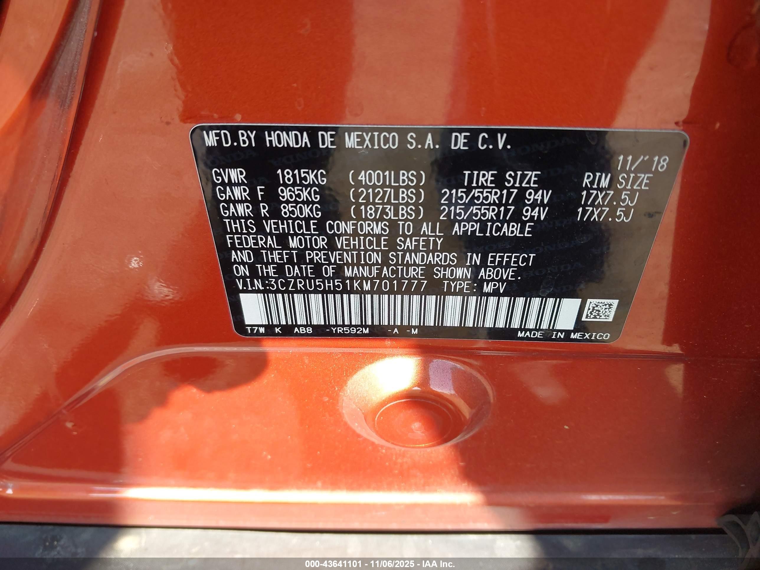 HONDA HR-V image 9