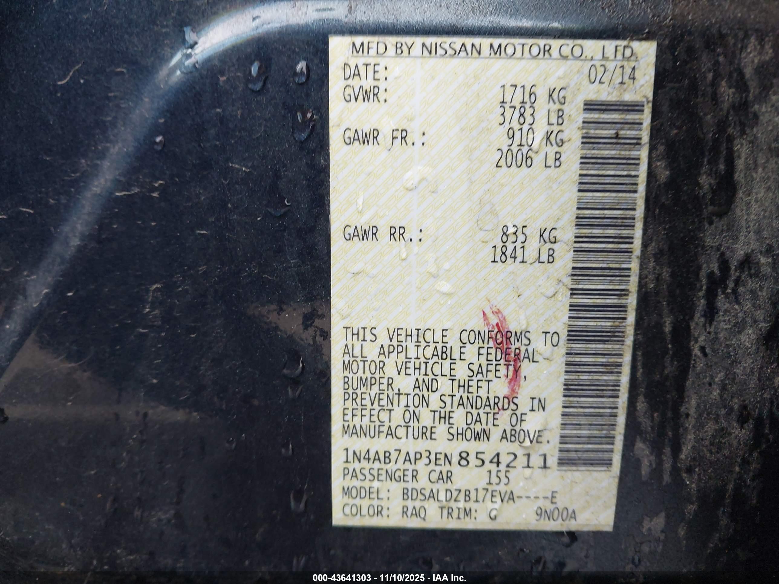 NISSAN SENTRA image 9