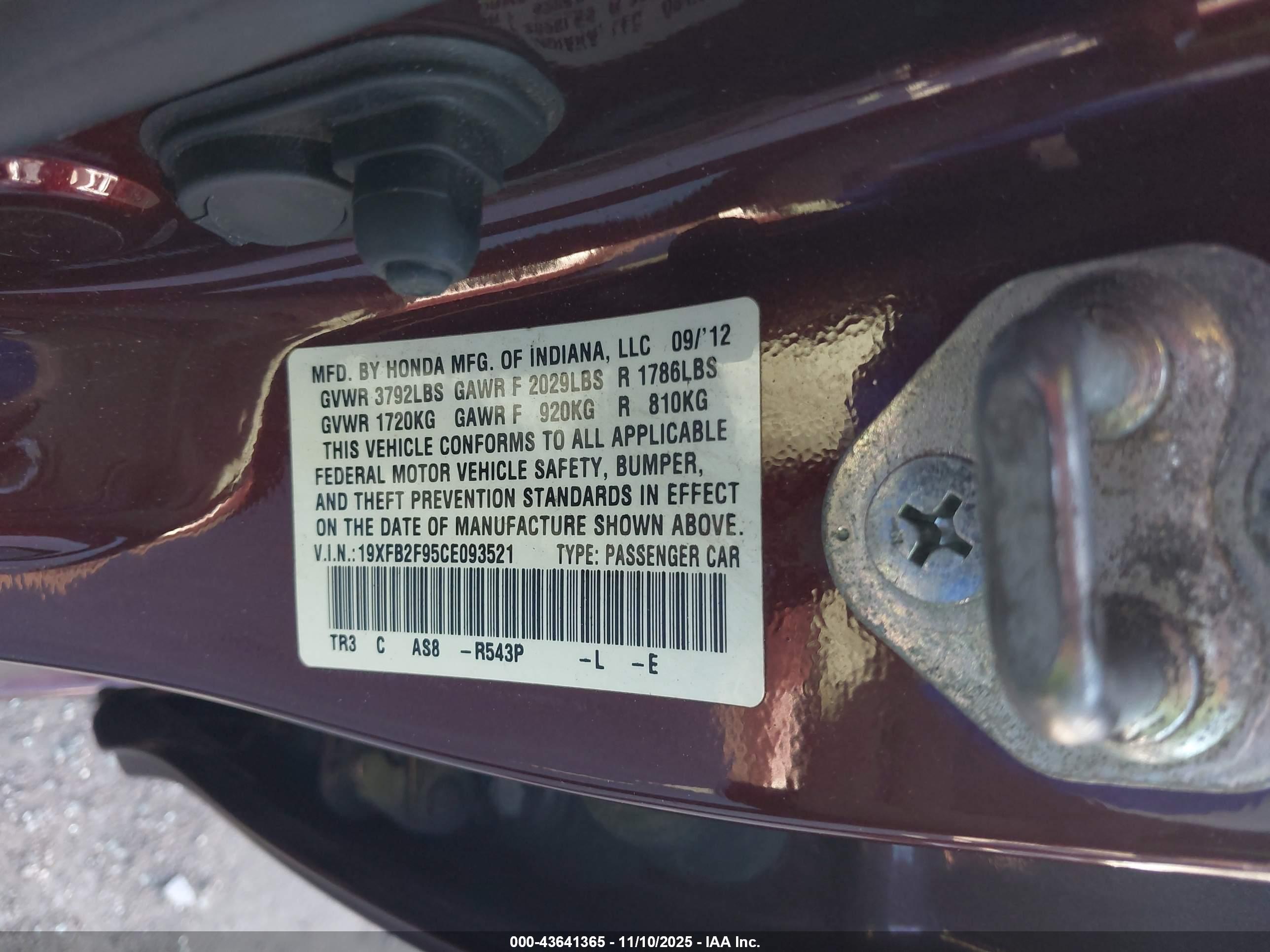 HONDA CIVIC image 9