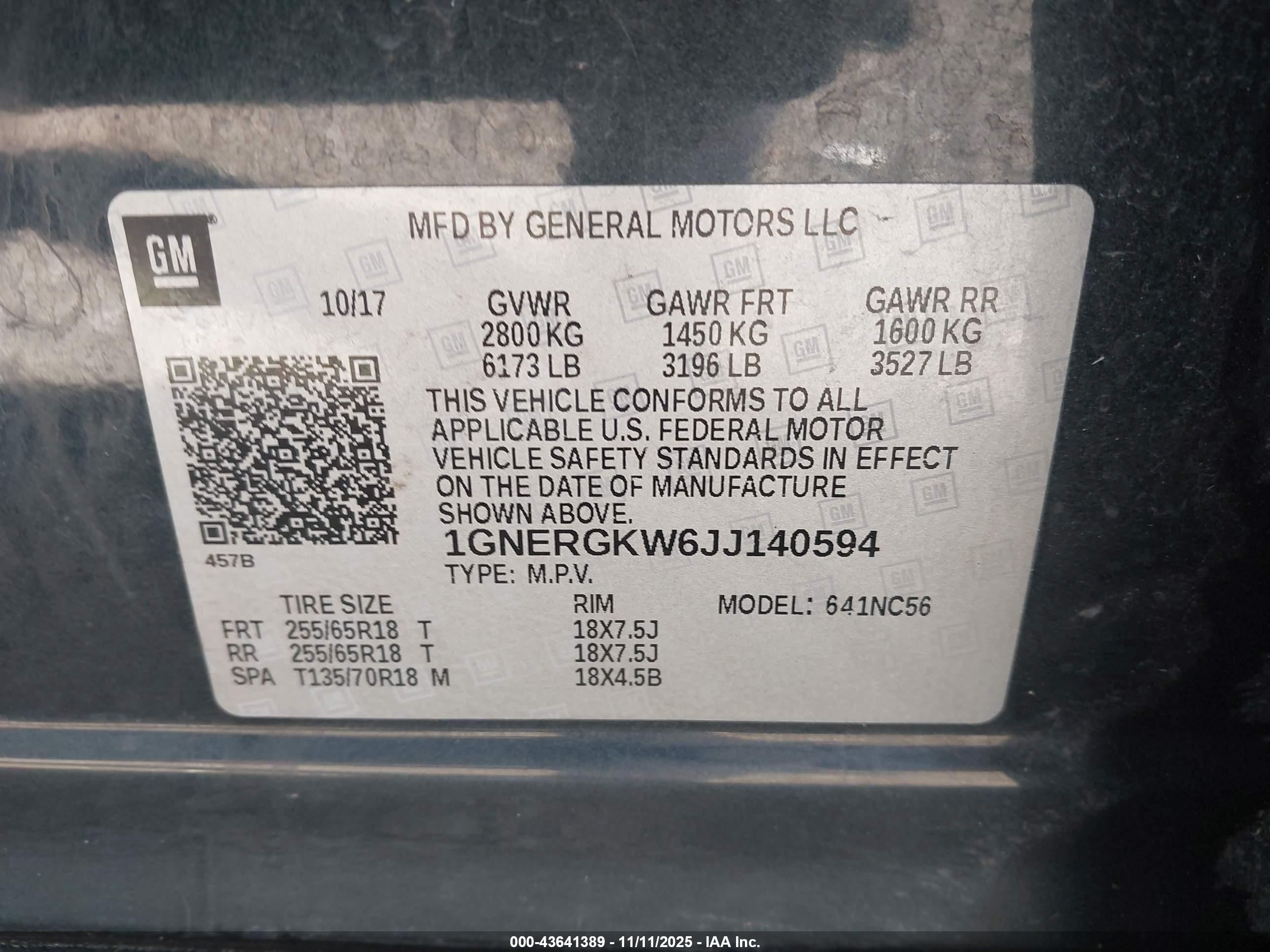 CHEVROLET TRAVERSE image 9