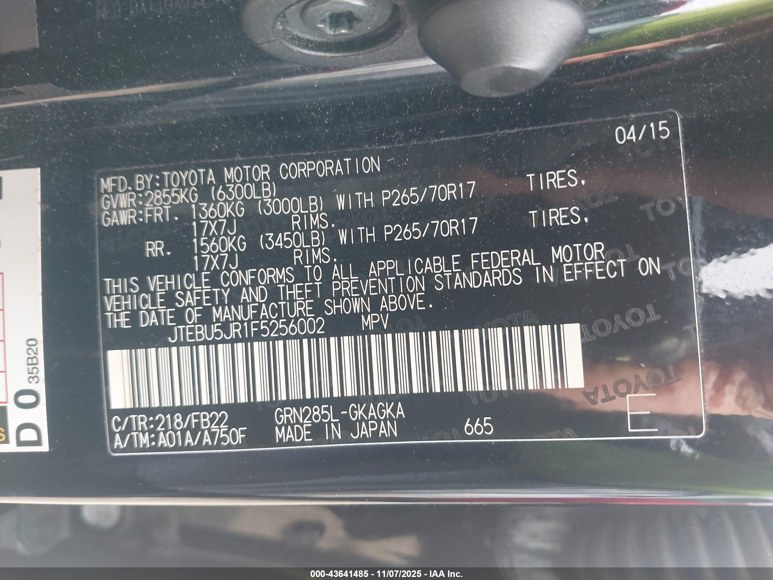 TOYOTA 4RUNNER image 9