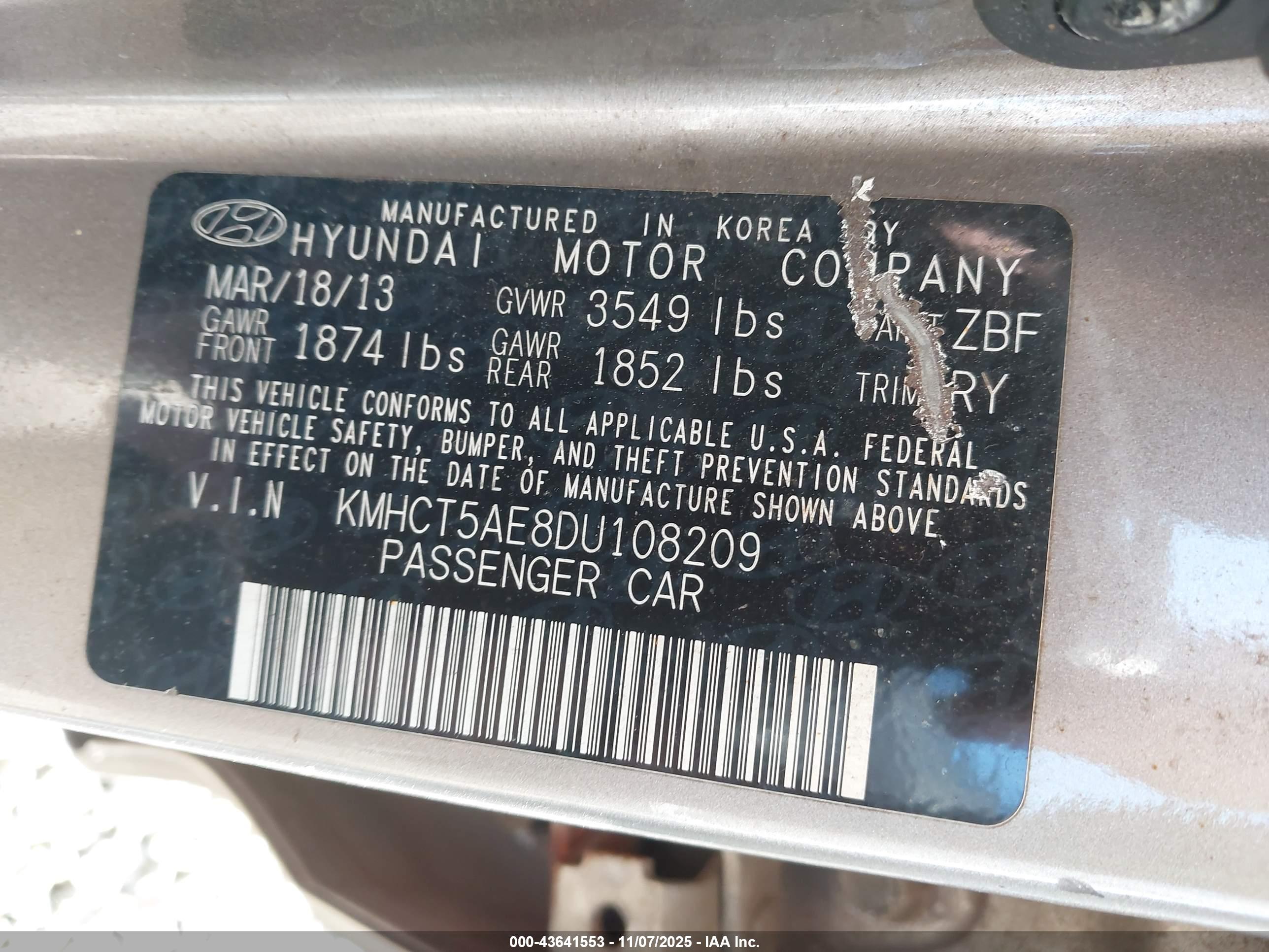 HYUNDAI ACCENT image 9