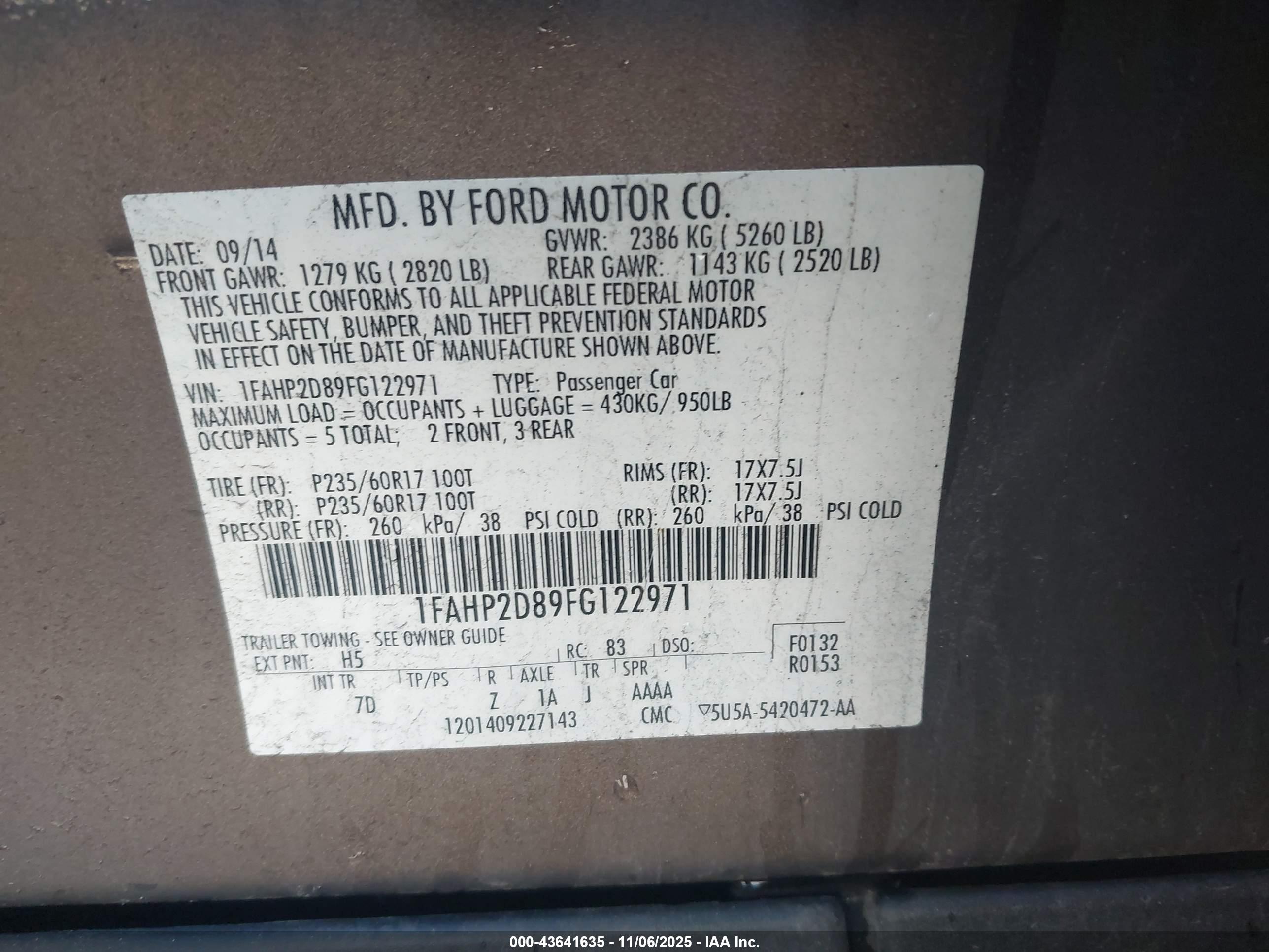 FORD TAURUS image 9