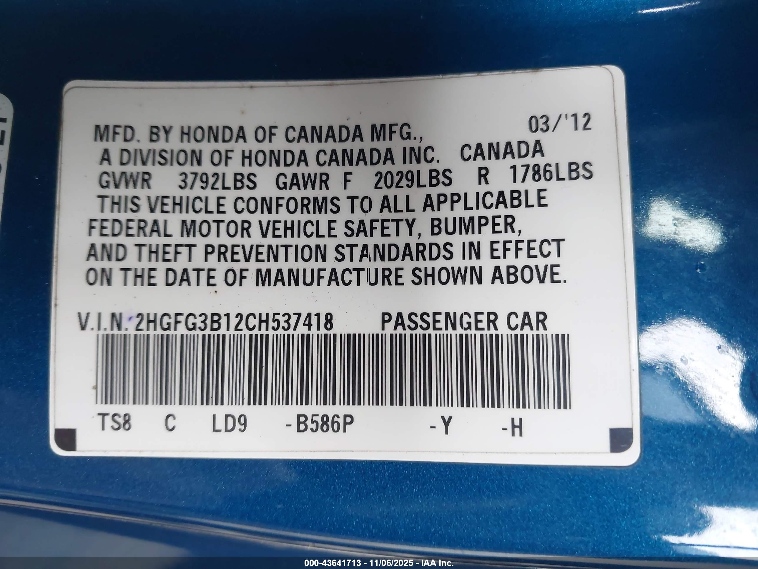 HONDA CIVIC image 9