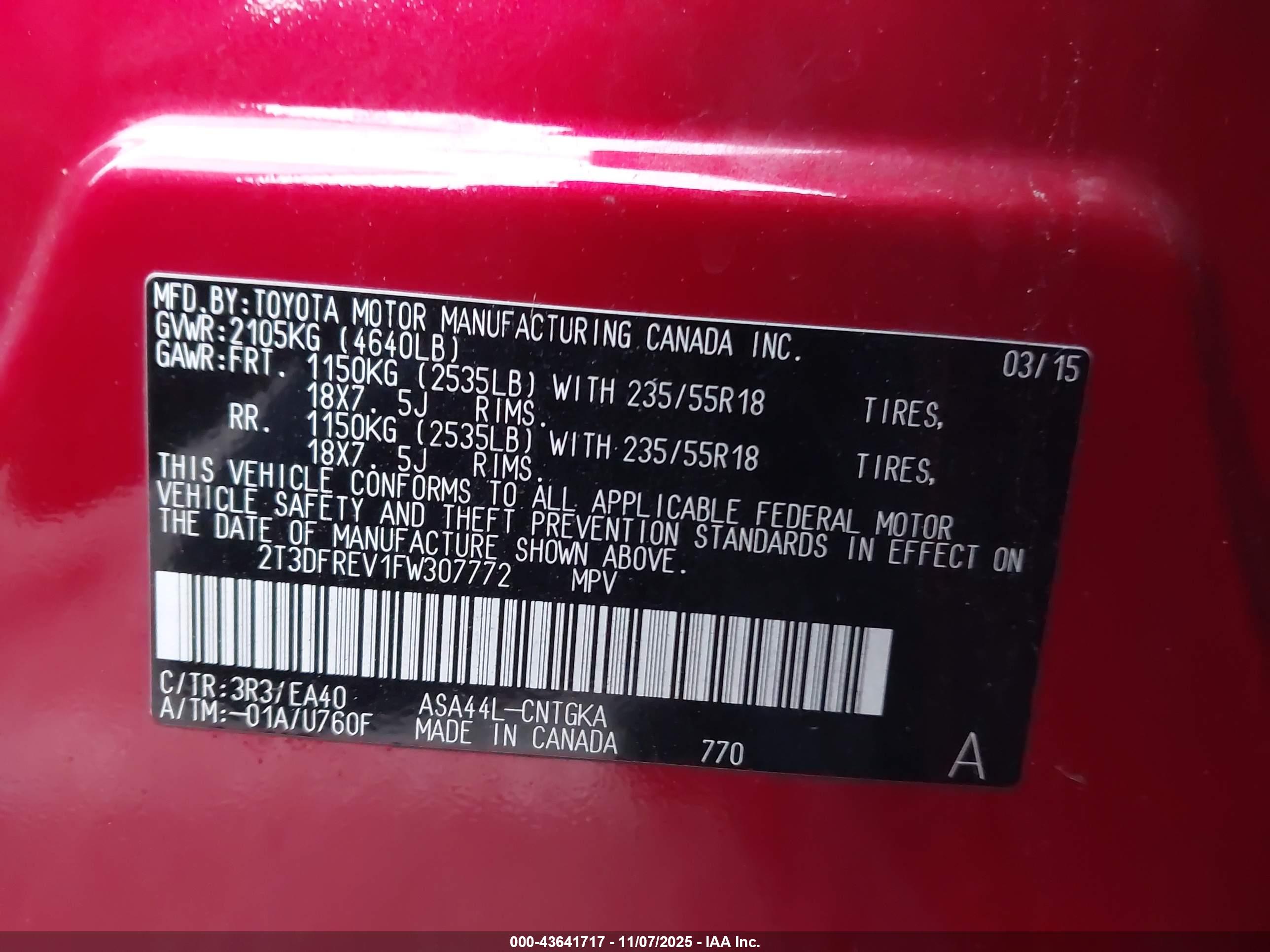 TOYOTA RAV4 image 9