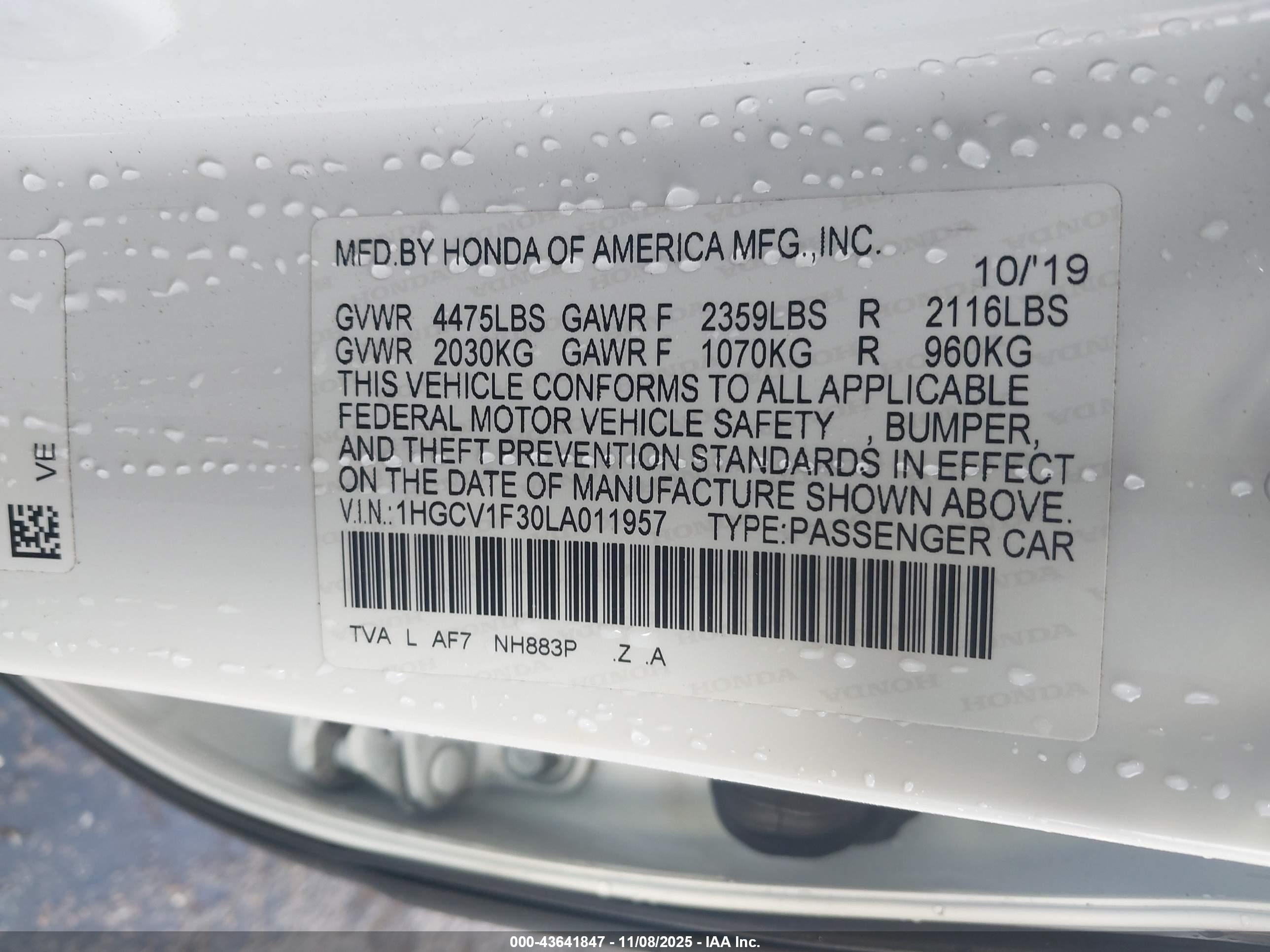 HONDA ACCORD image 9