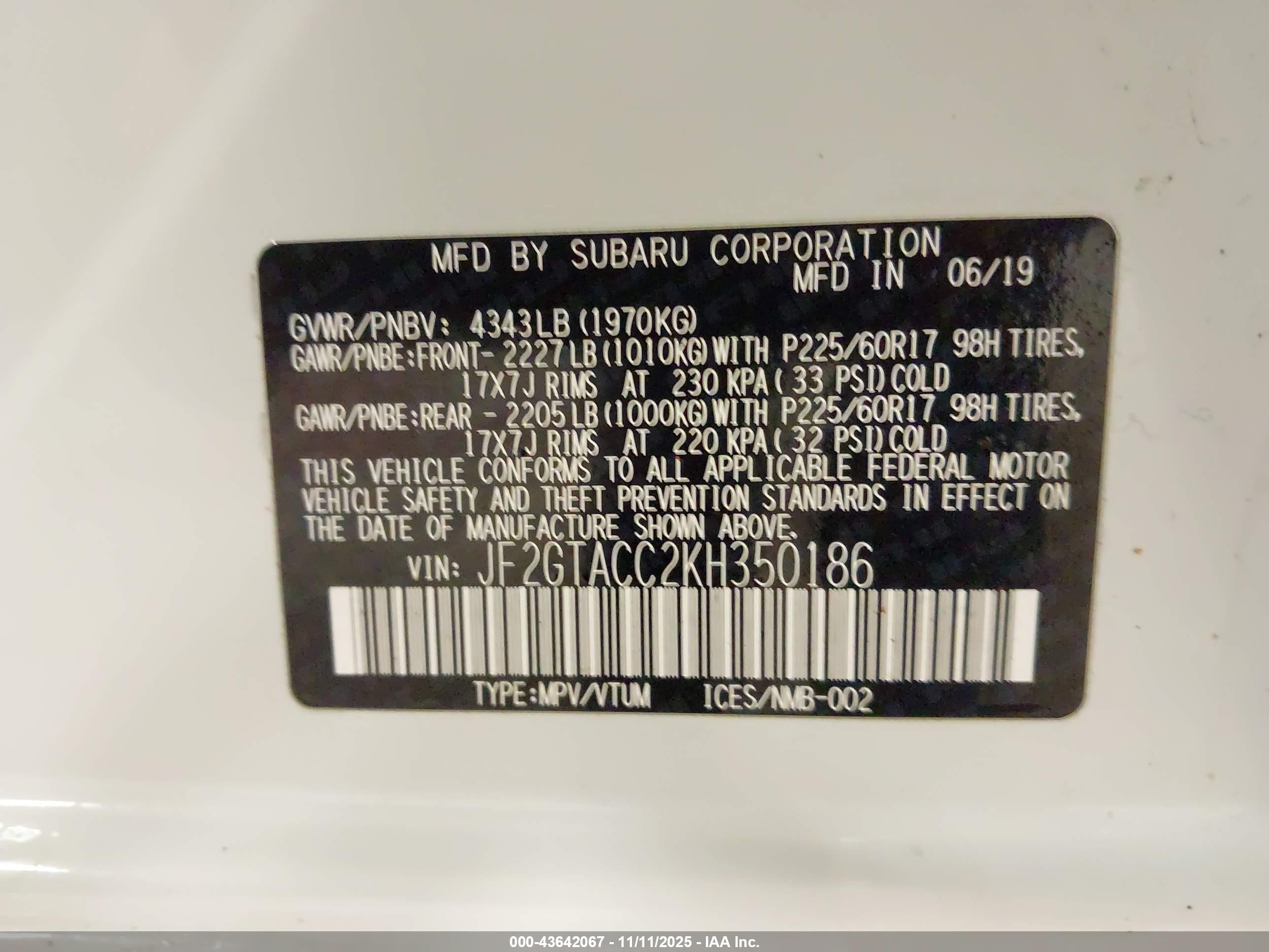 SUBARU CROSSTREK image 9