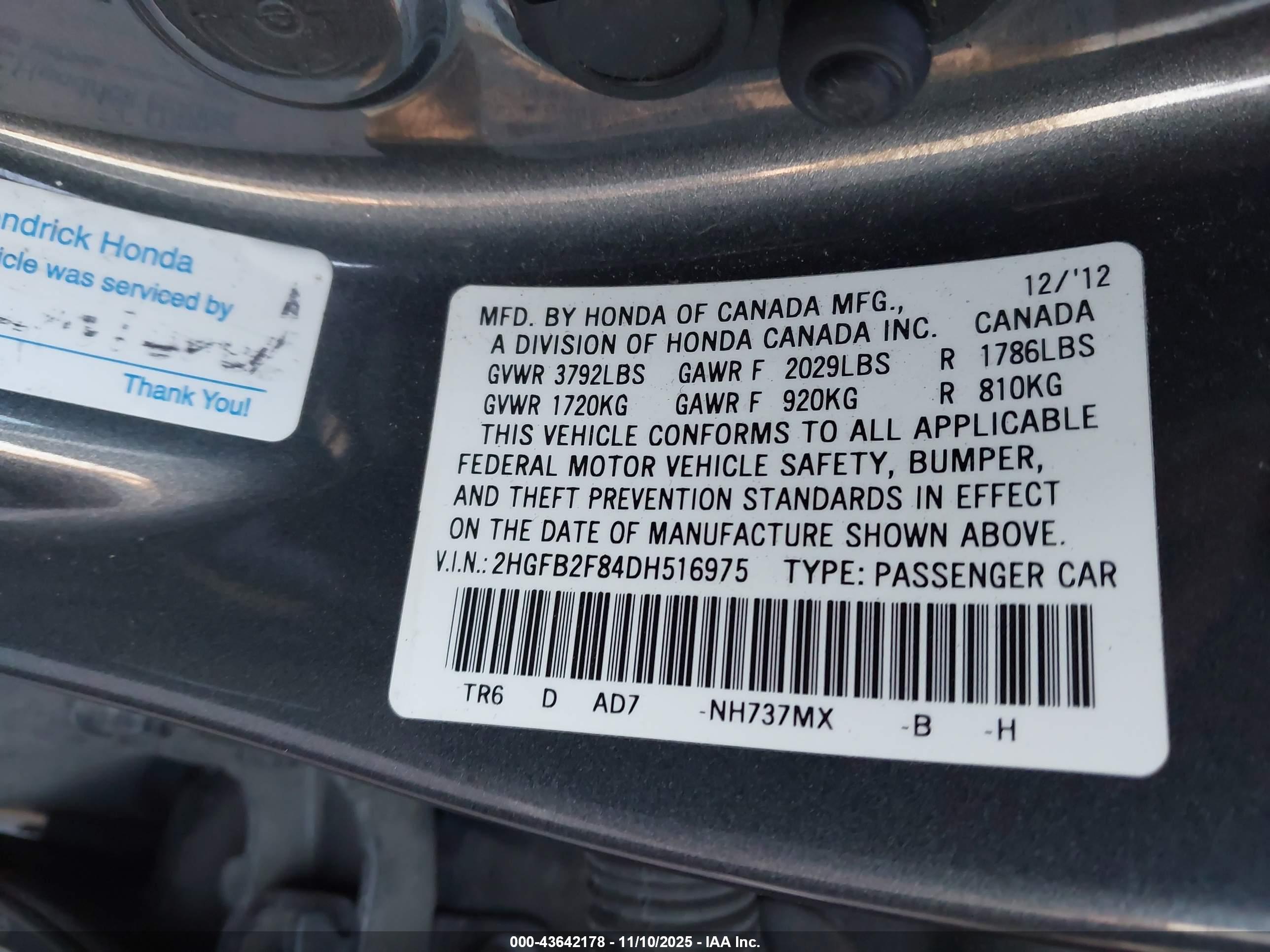 HONDA CIVIC image 9
