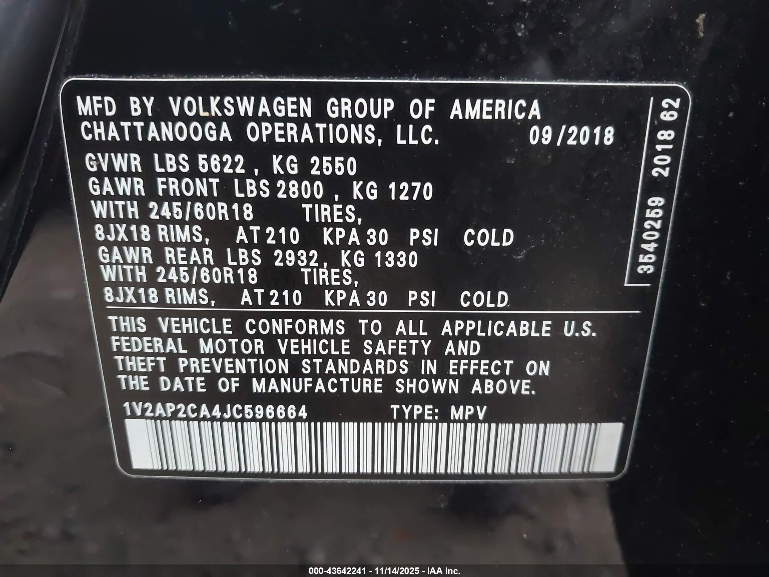 VOLKSWAGEN ATLAS image 9