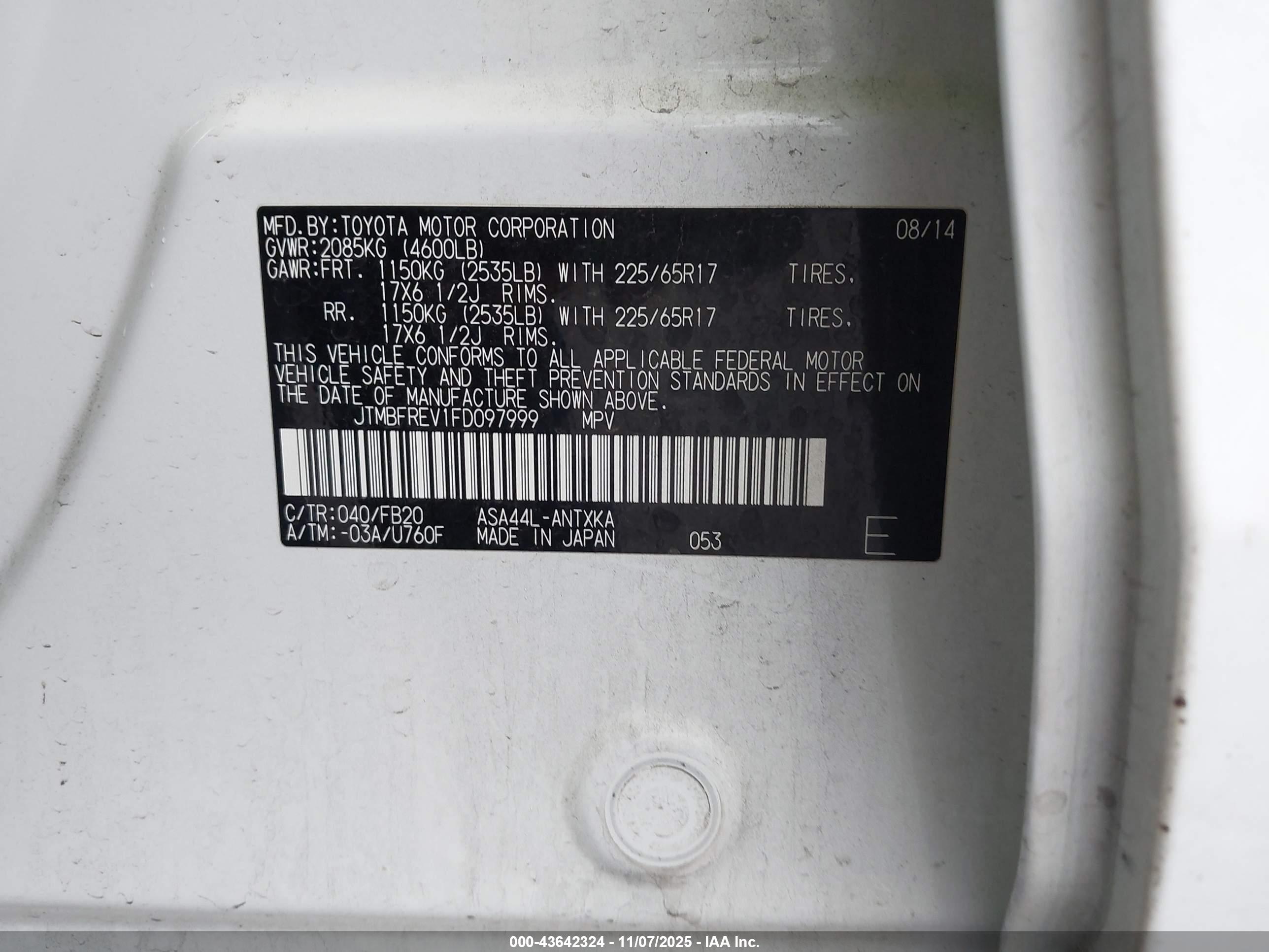 TOYOTA RAV4 image 9