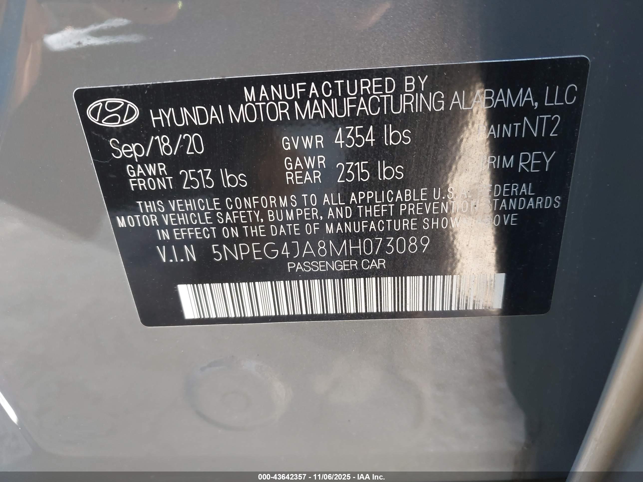 HYUNDAI SONATA image 9
