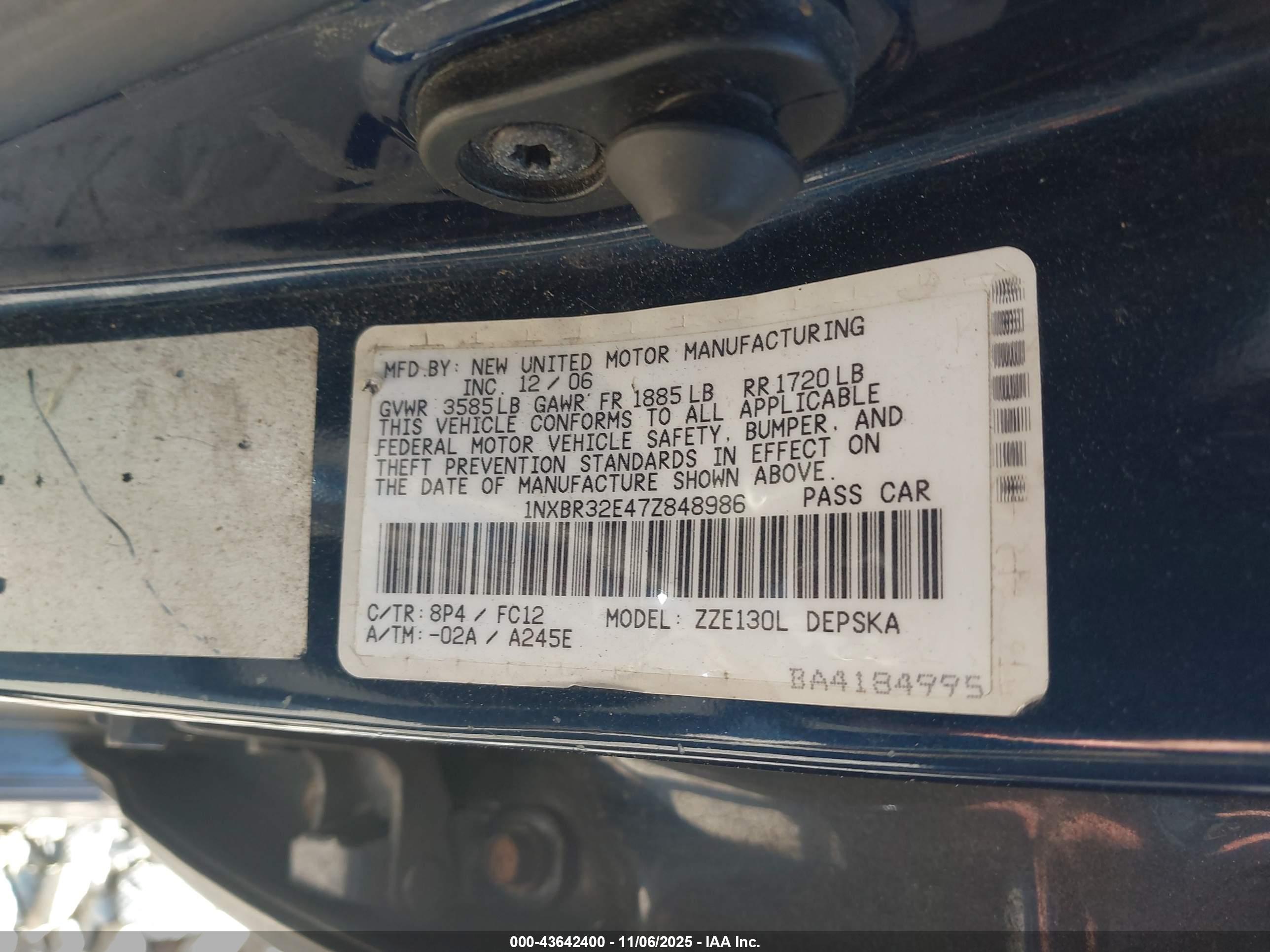 TOYOTA COROLLA image 9