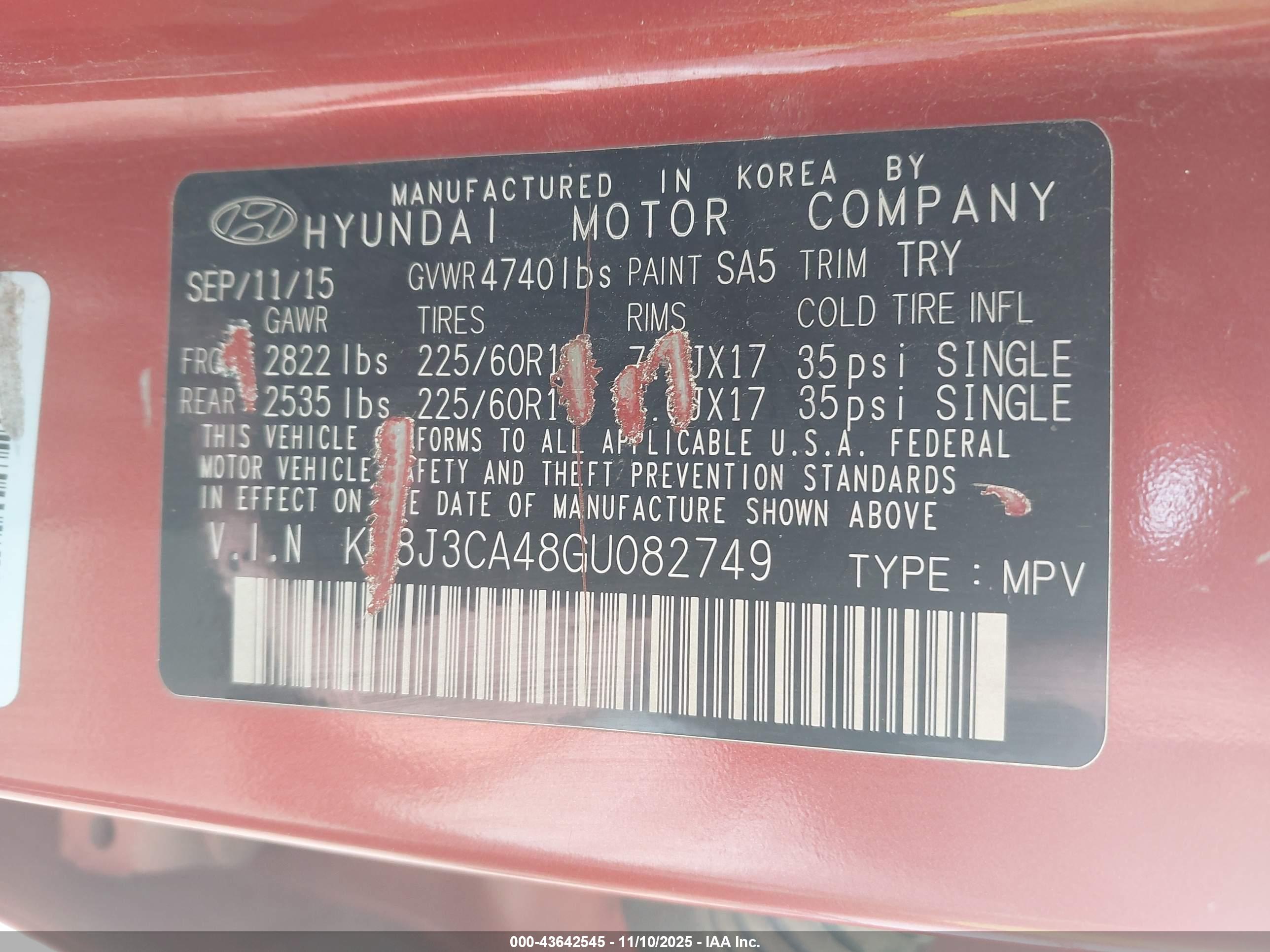HYUNDAI TUCSON image 9