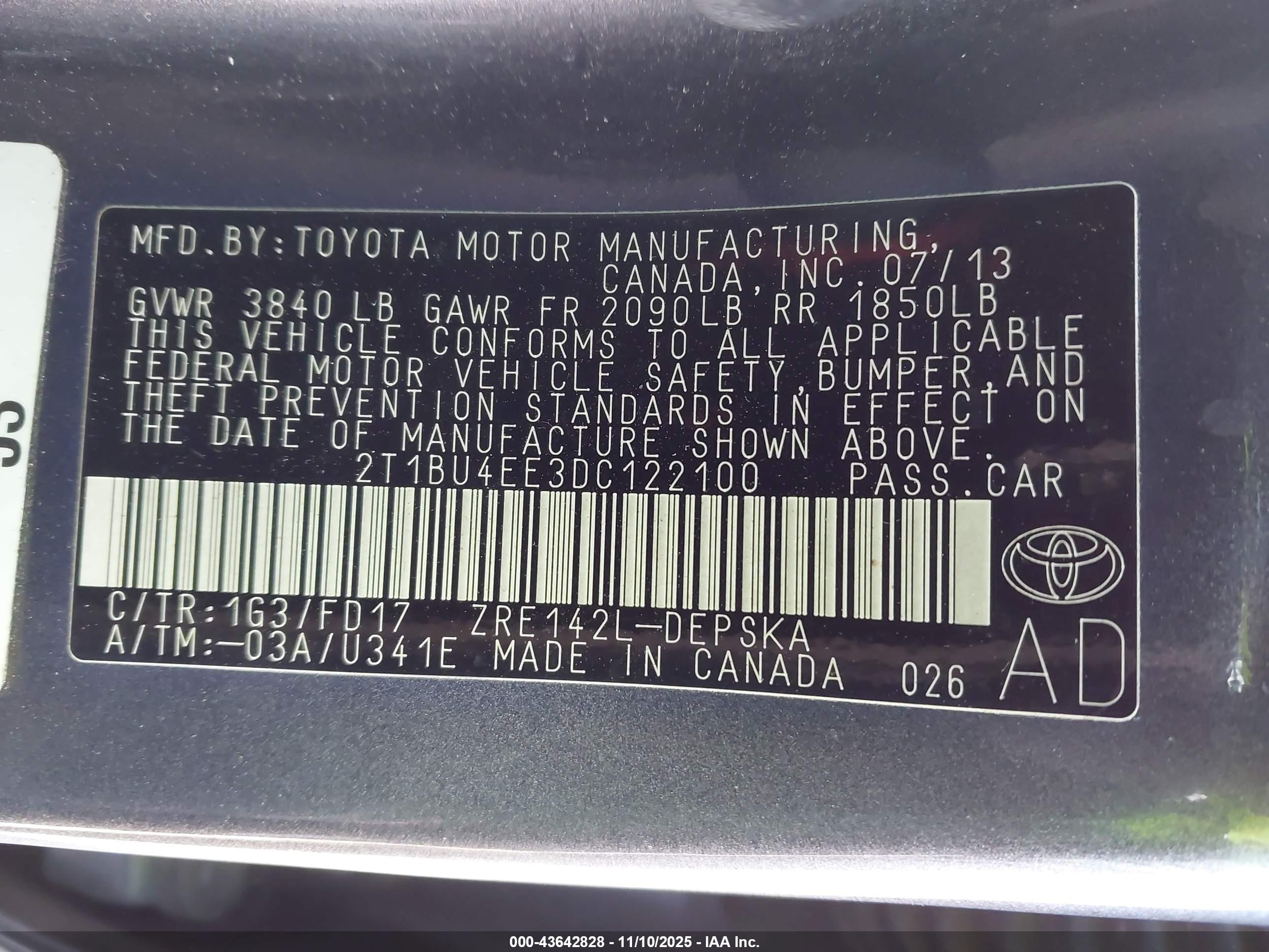 TOYOTA COROLLA image 9